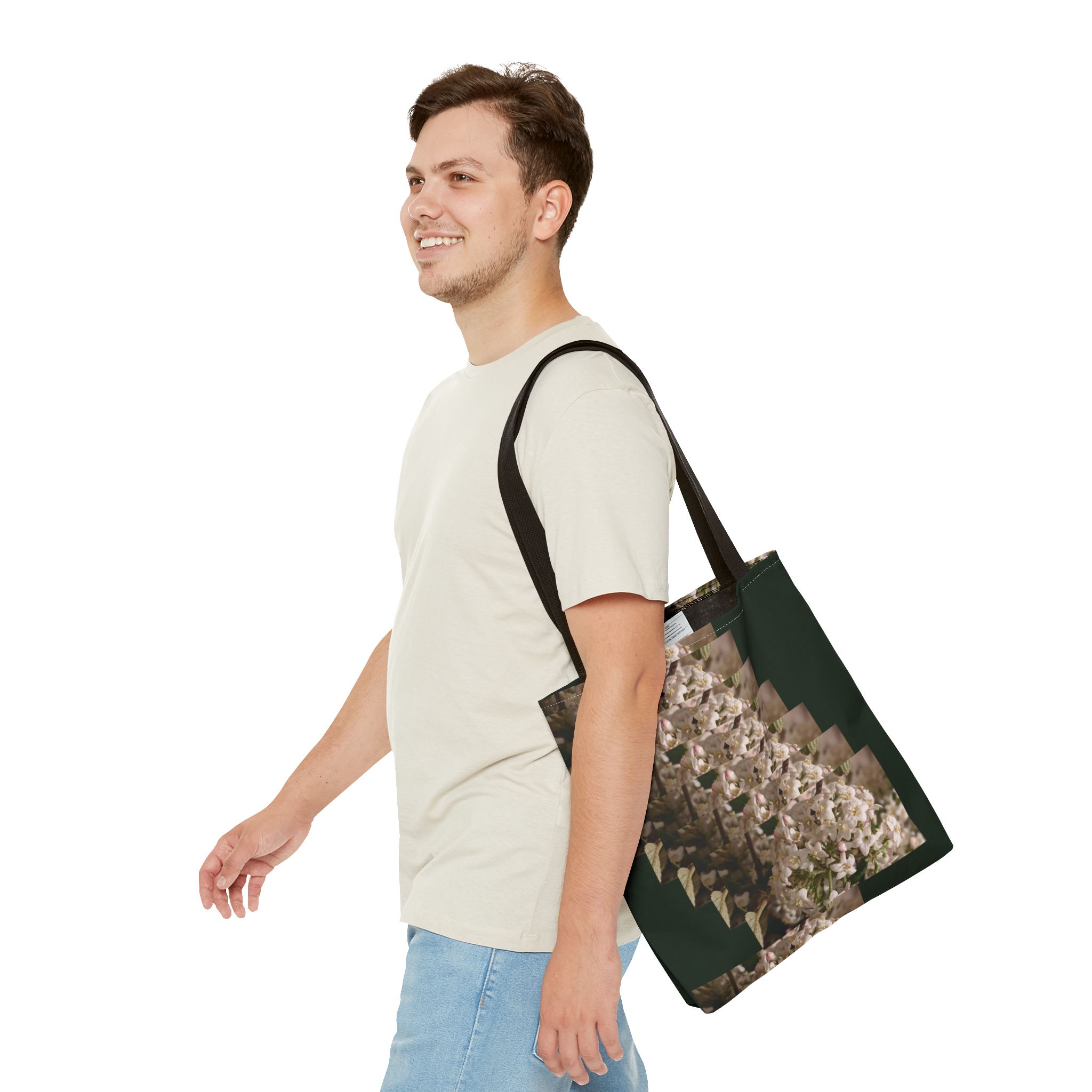 Viburnum x burkwoodii ‘Anne Russell’ Flower Clusters Tote Bag - Image 7