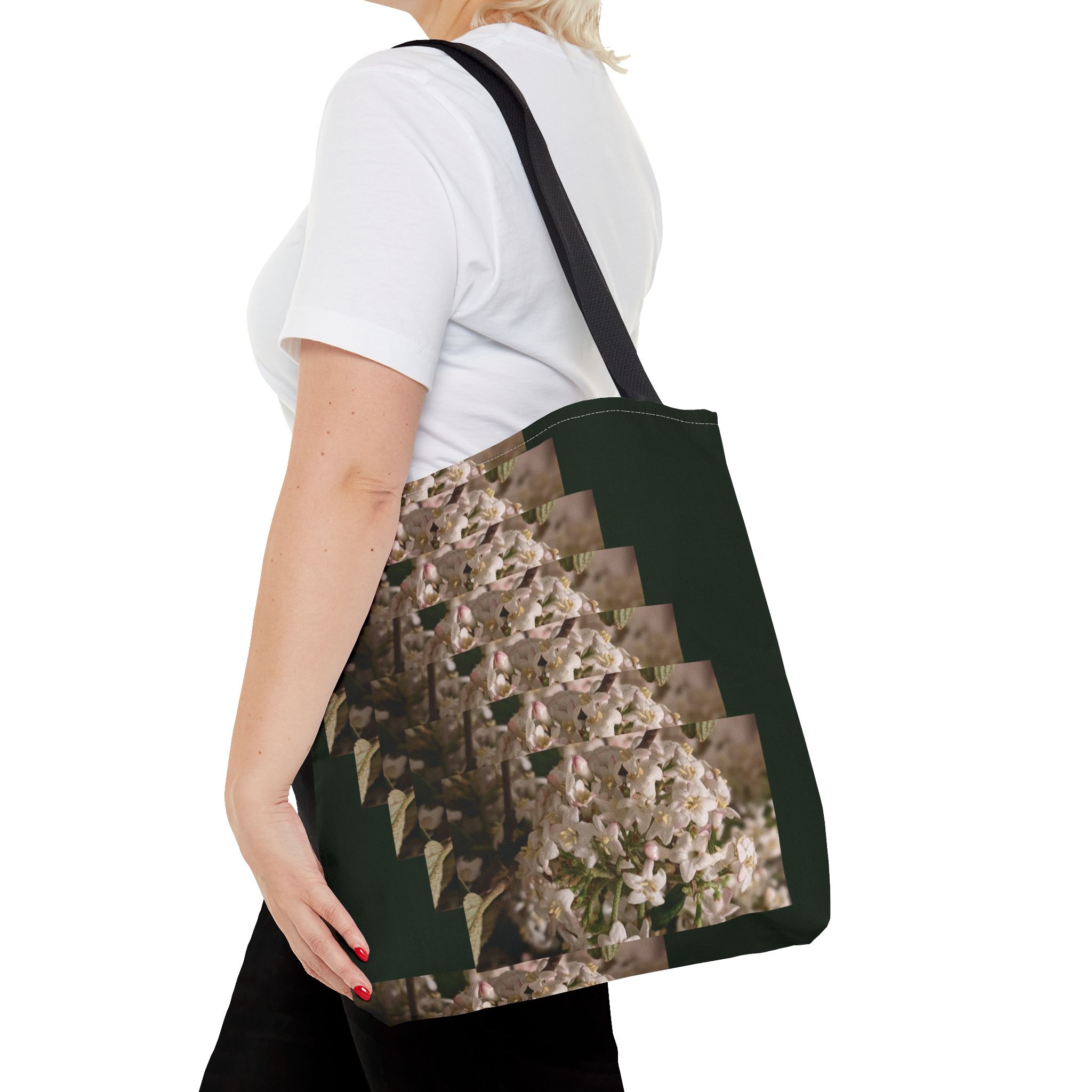 Viburnum x burkwoodii ‘Anne Russell’ Flower Clusters Tote Bag - Image 8