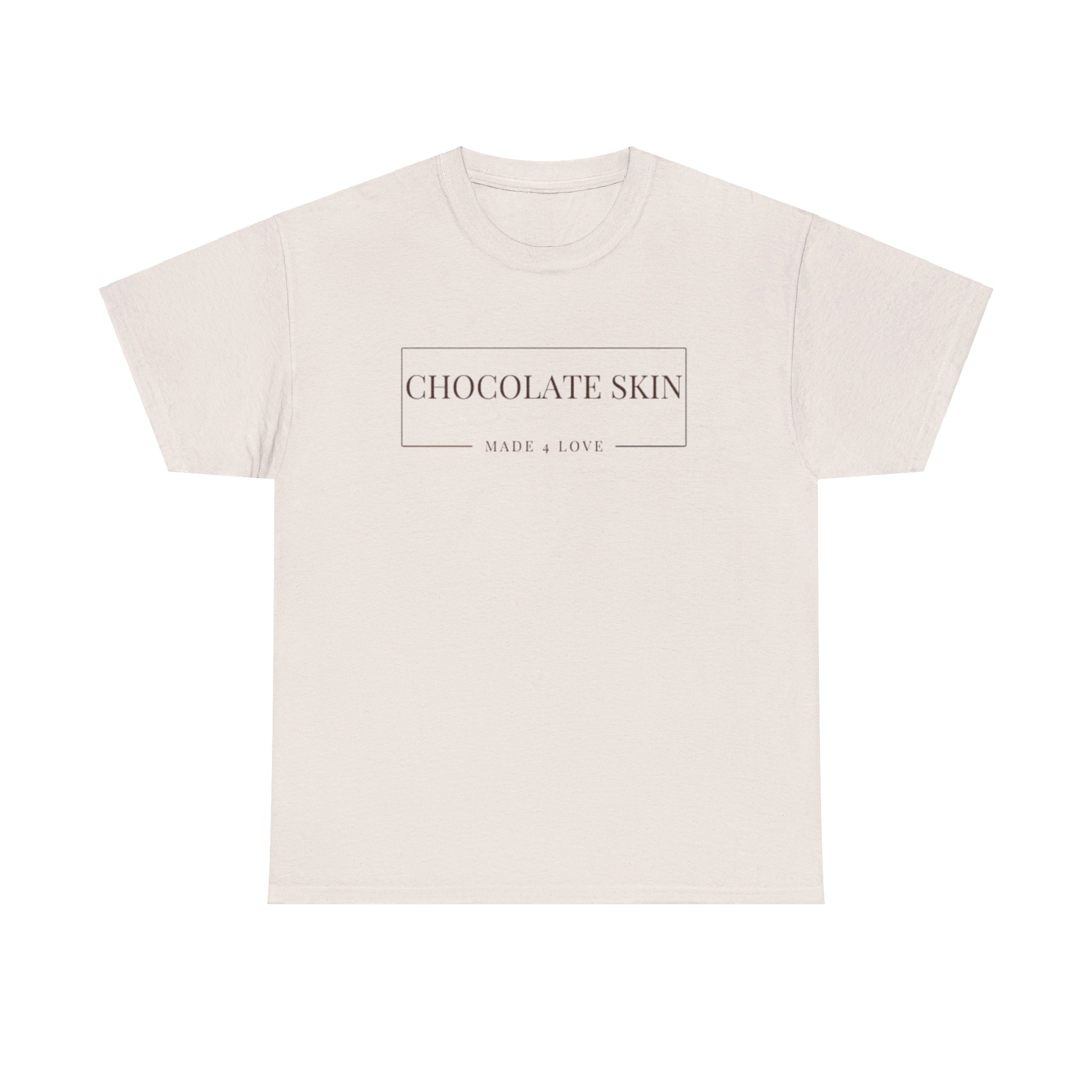Chocolate Skin Unisex Heavy Cotton Tee - Image 2