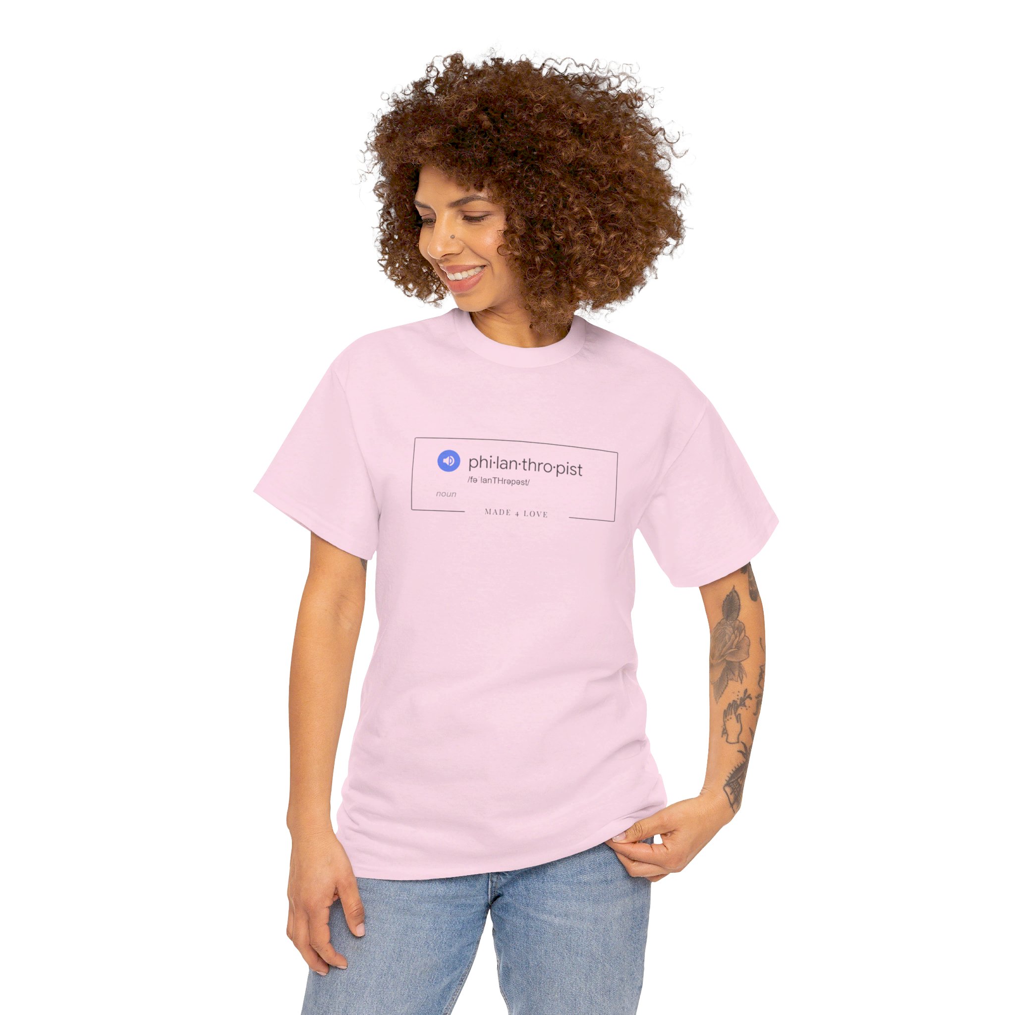 Philanthropist Unisex Heavy Cotton Tee - Image 11