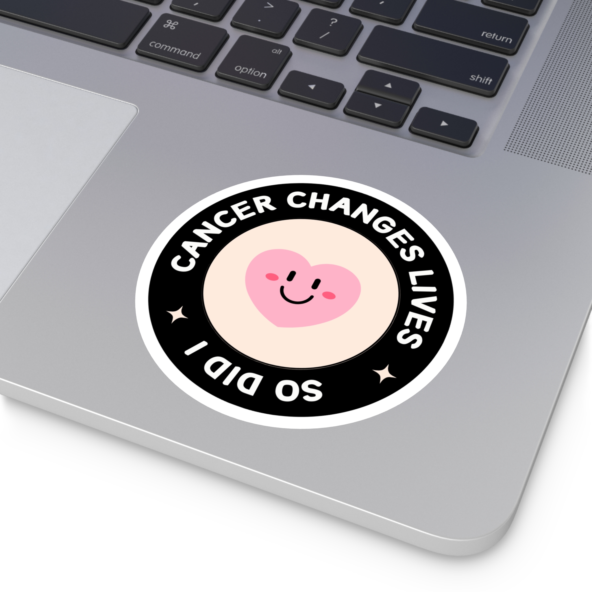 Cancer Changes Lives Round Stickers, IndoorOutdoor - Image 8
