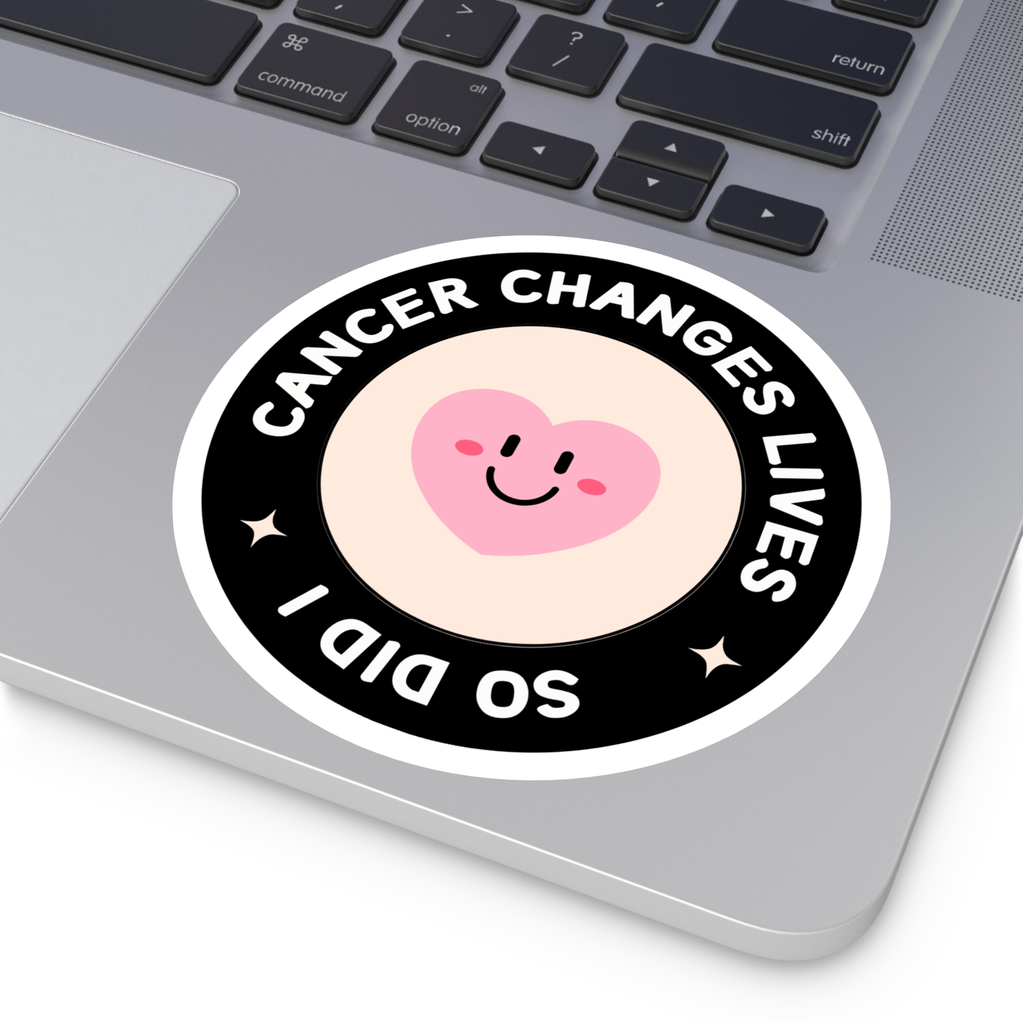 Cancer Changes Lives Round Stickers, IndoorOutdoor - Image 11