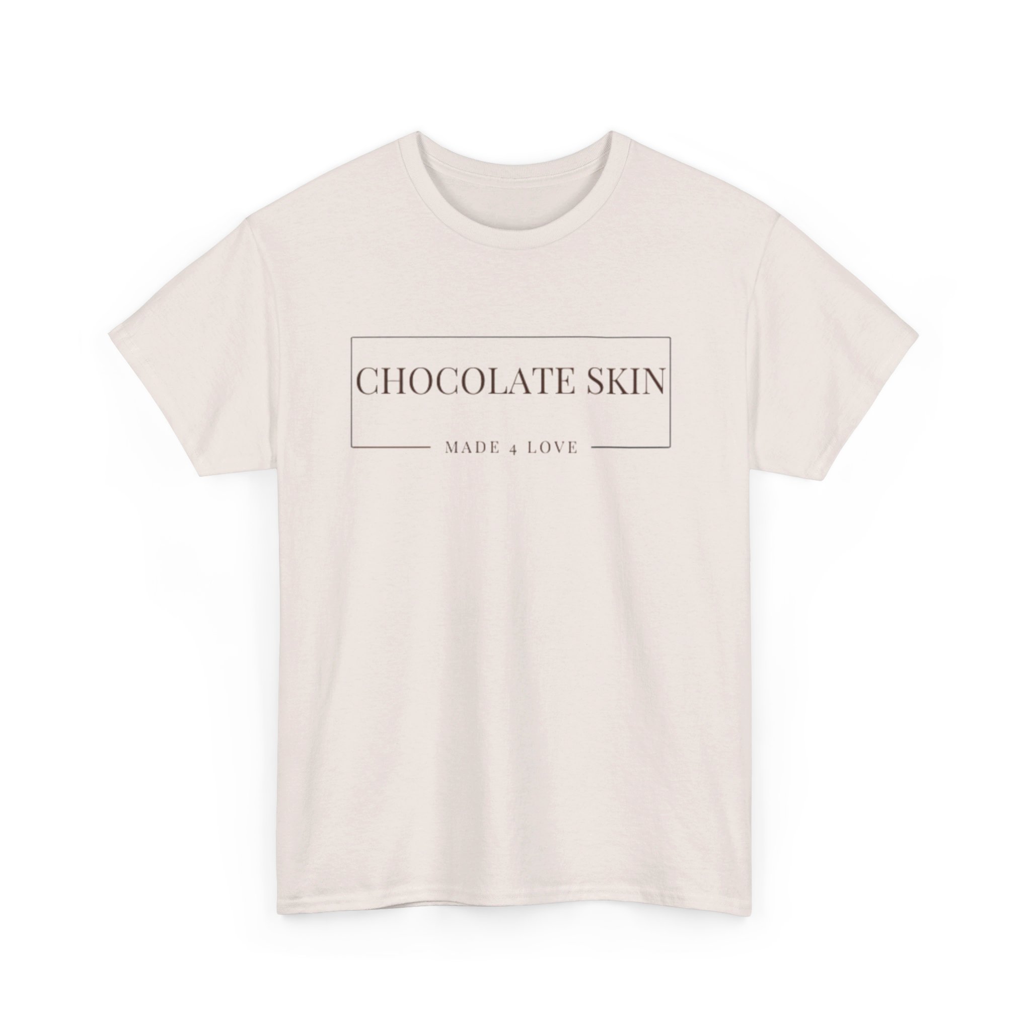 Chocolate Skin Unisex Heavy Cotton Tee - Image 4