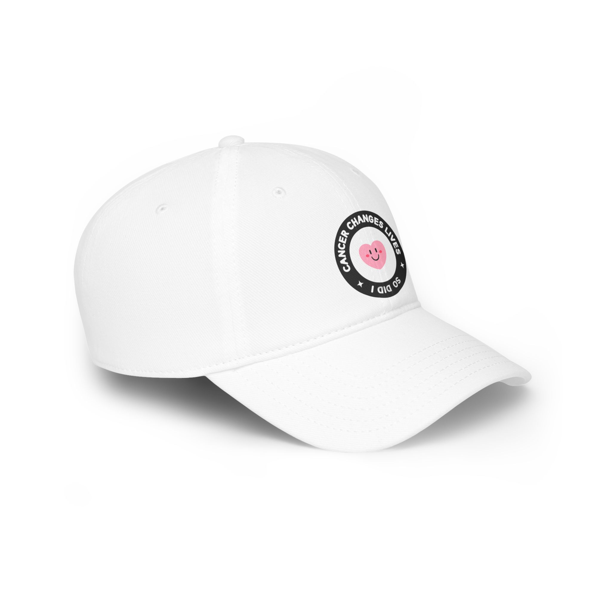 Cancer changes lives Baseball Cap - Image 3