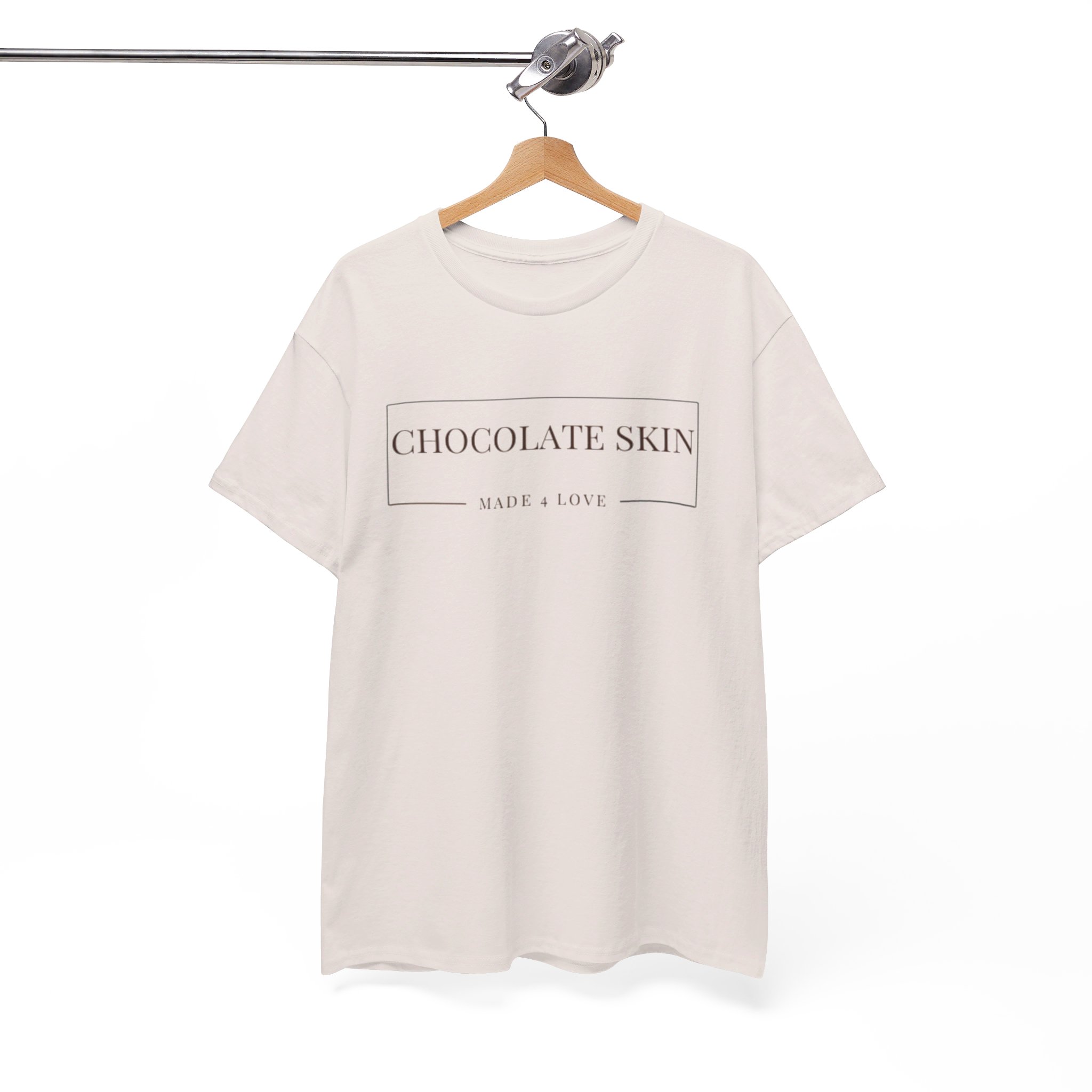 Chocolate Skin Unisex Heavy Cotton Tee - Image 7