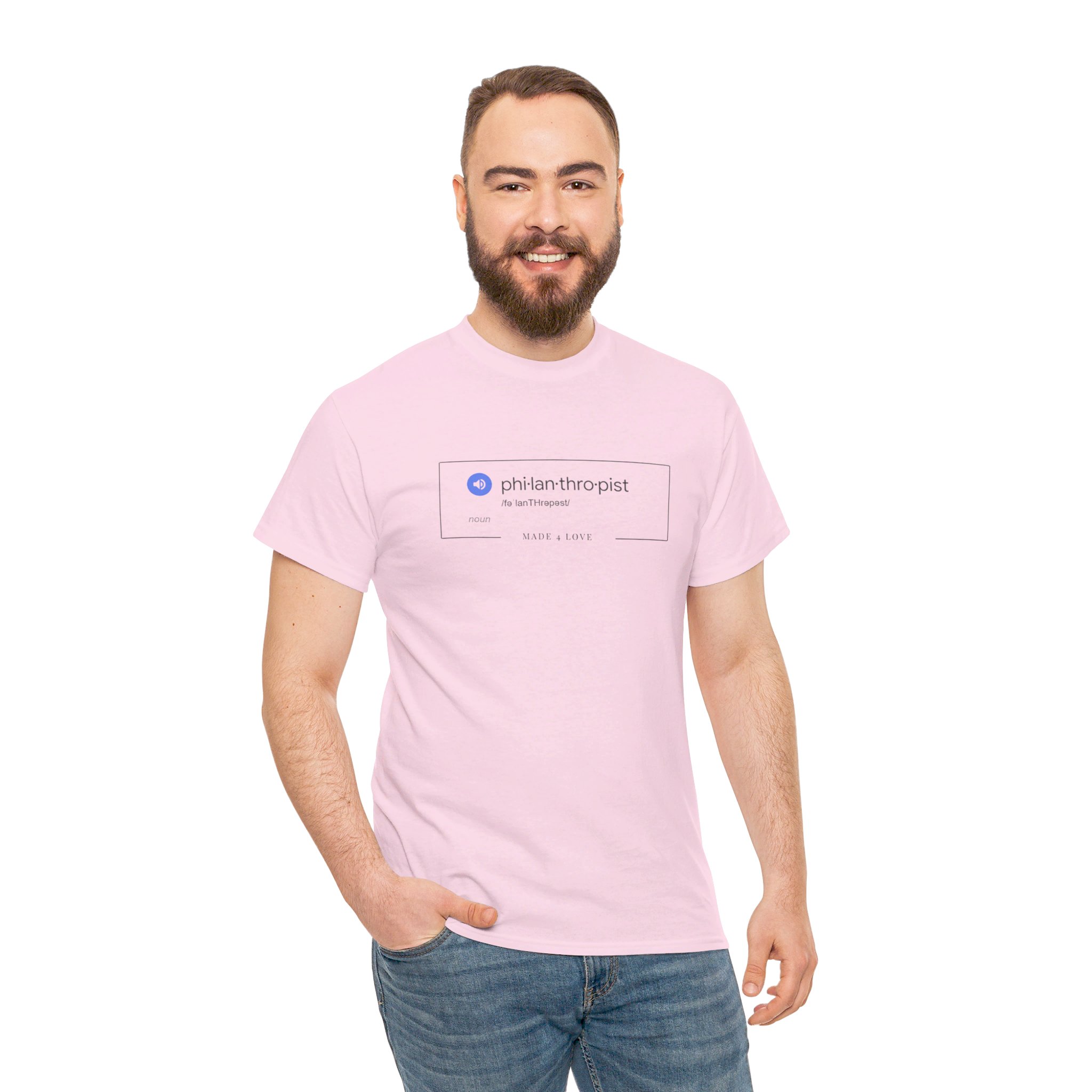 Philanthropist Unisex Heavy Cotton Tee - Image 13