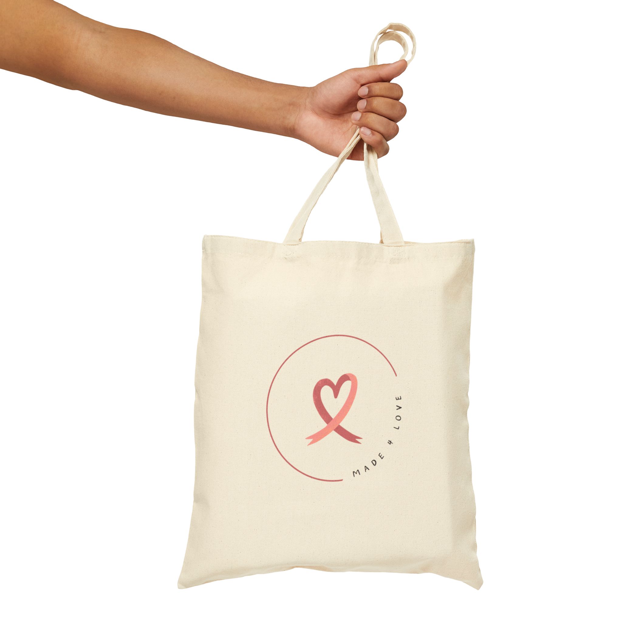 Made 4 LOVE Cotton Canvas Tote Bag - Image 5