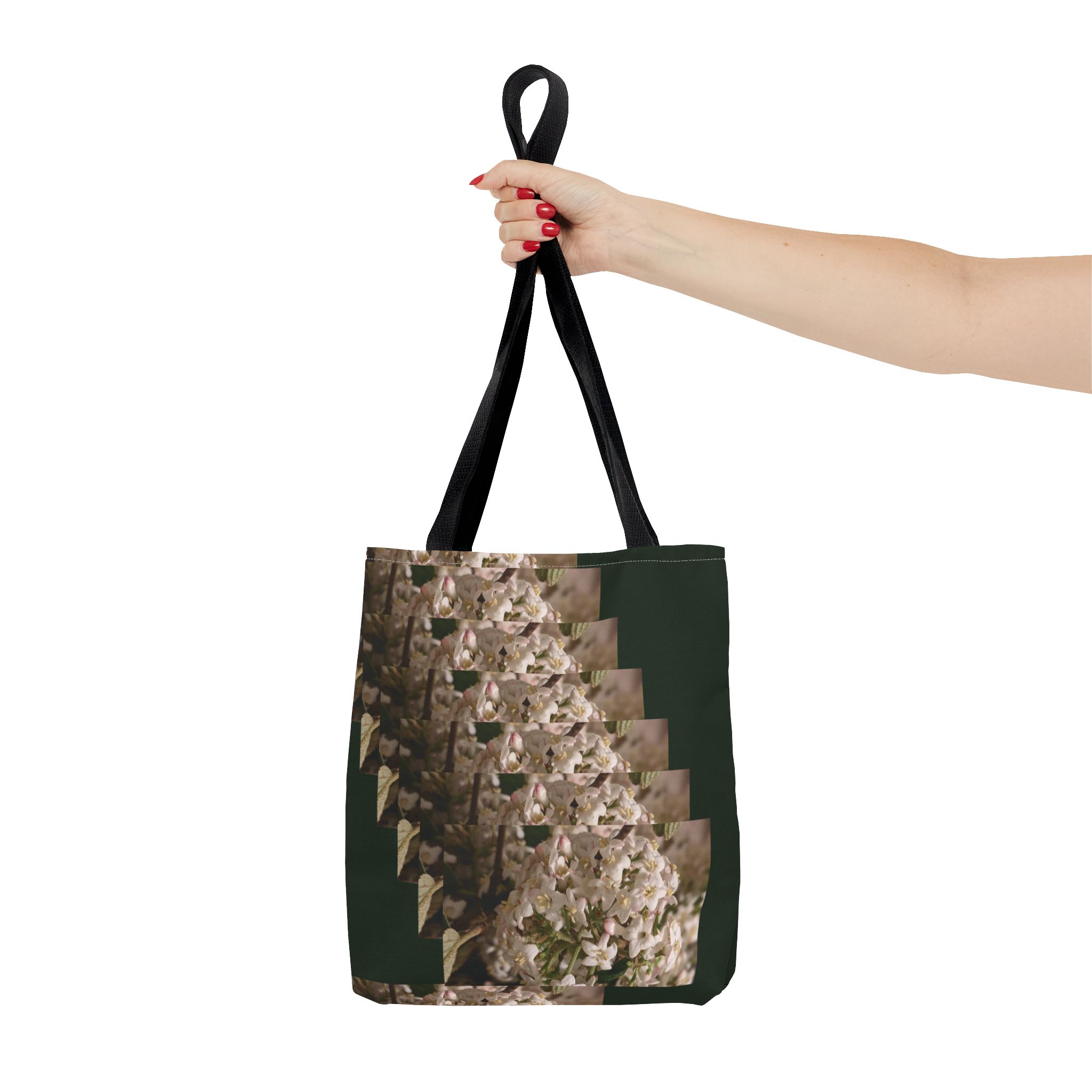 Viburnum x burkwoodii ‘Anne Russell’ Flower Clusters Tote Bag - Image 4