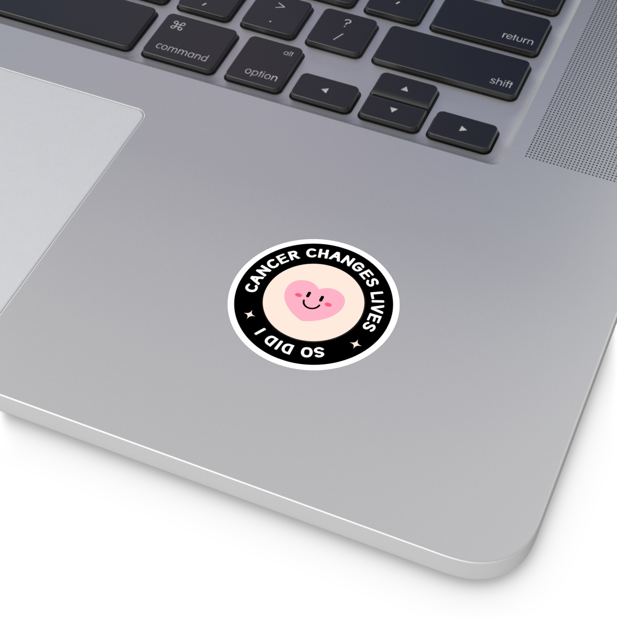 Cancer Changes Lives Round Stickers, IndoorOutdoor - Image 2