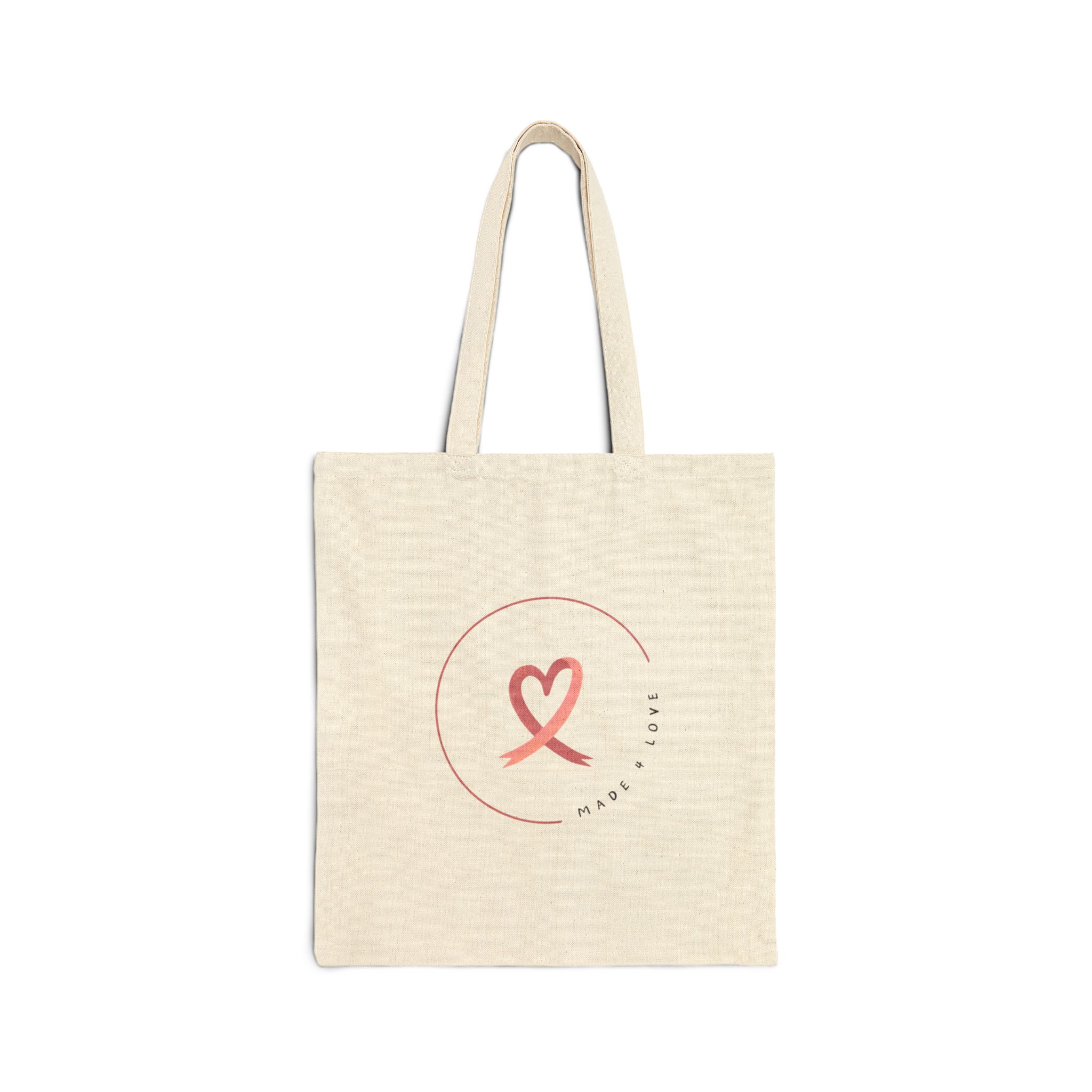 Made 4 LOVE Cotton Canvas Tote Bag