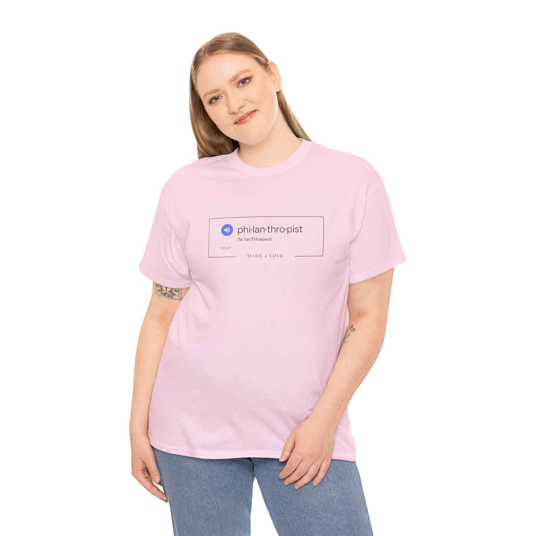 Philanthropist Unisex Heavy Cotton Tee - Image 12
