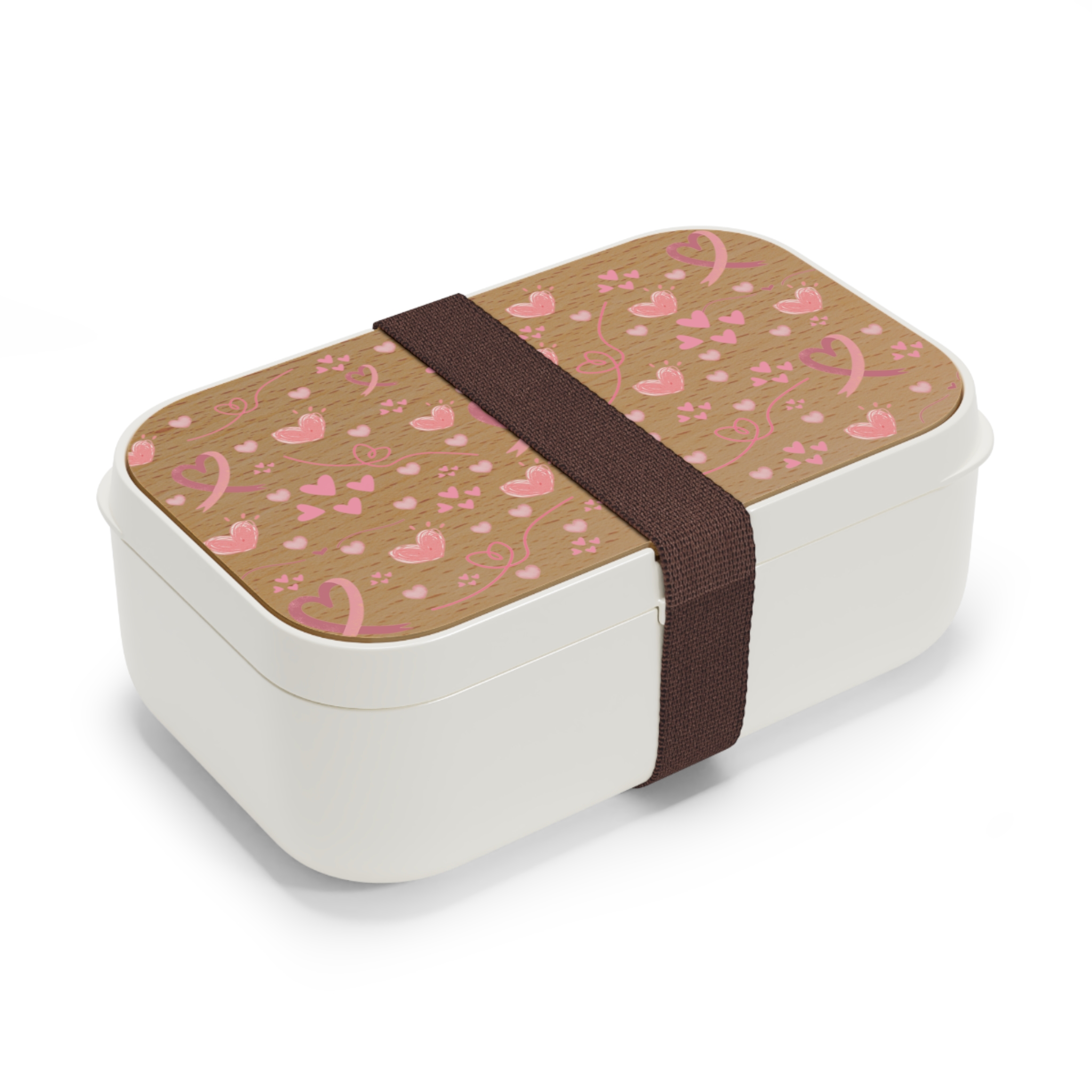 Breast Cancer Ribbon hearts Bento Lunch Box - Image 2
