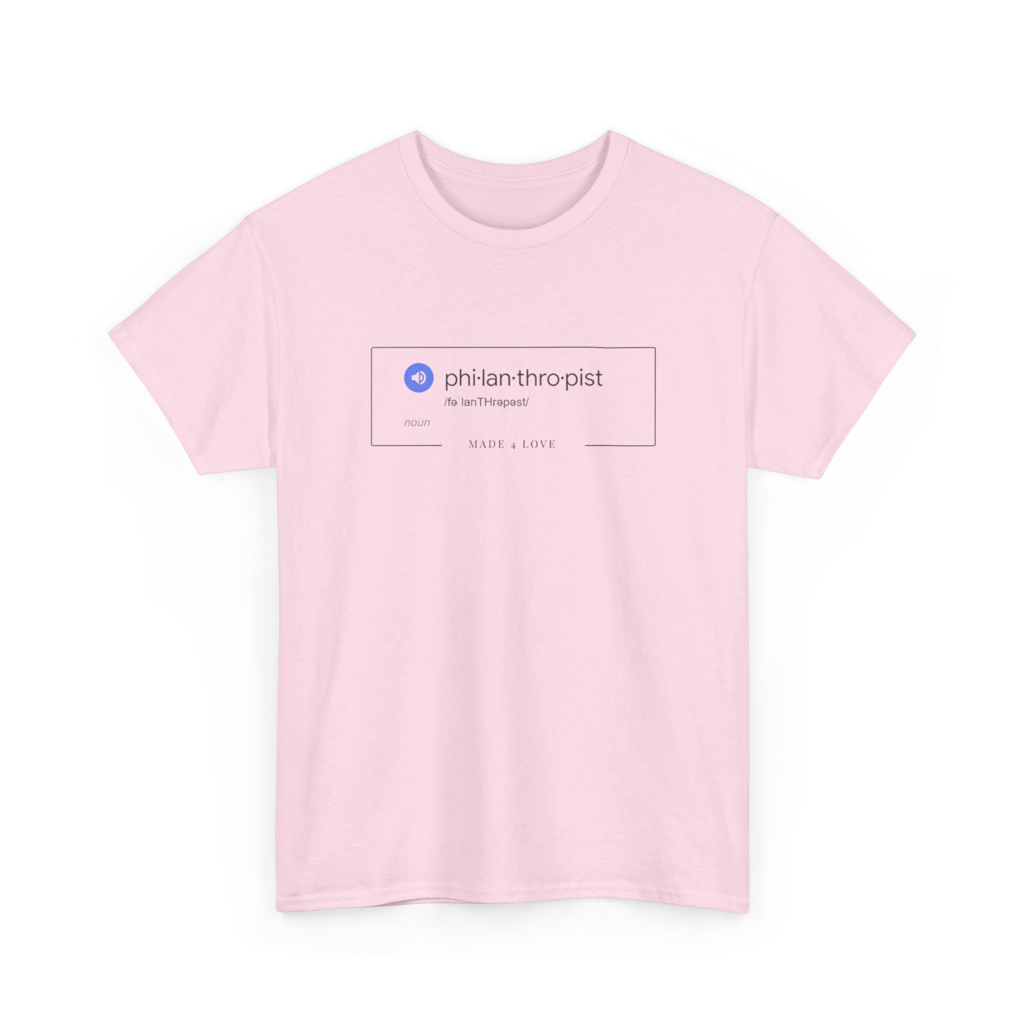 Philanthropist Unisex Heavy Cotton Tee - Image 3