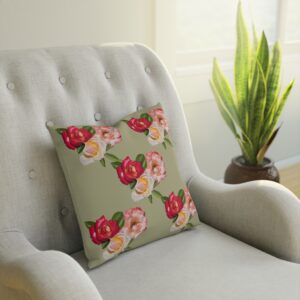 Roses Flower Cushion