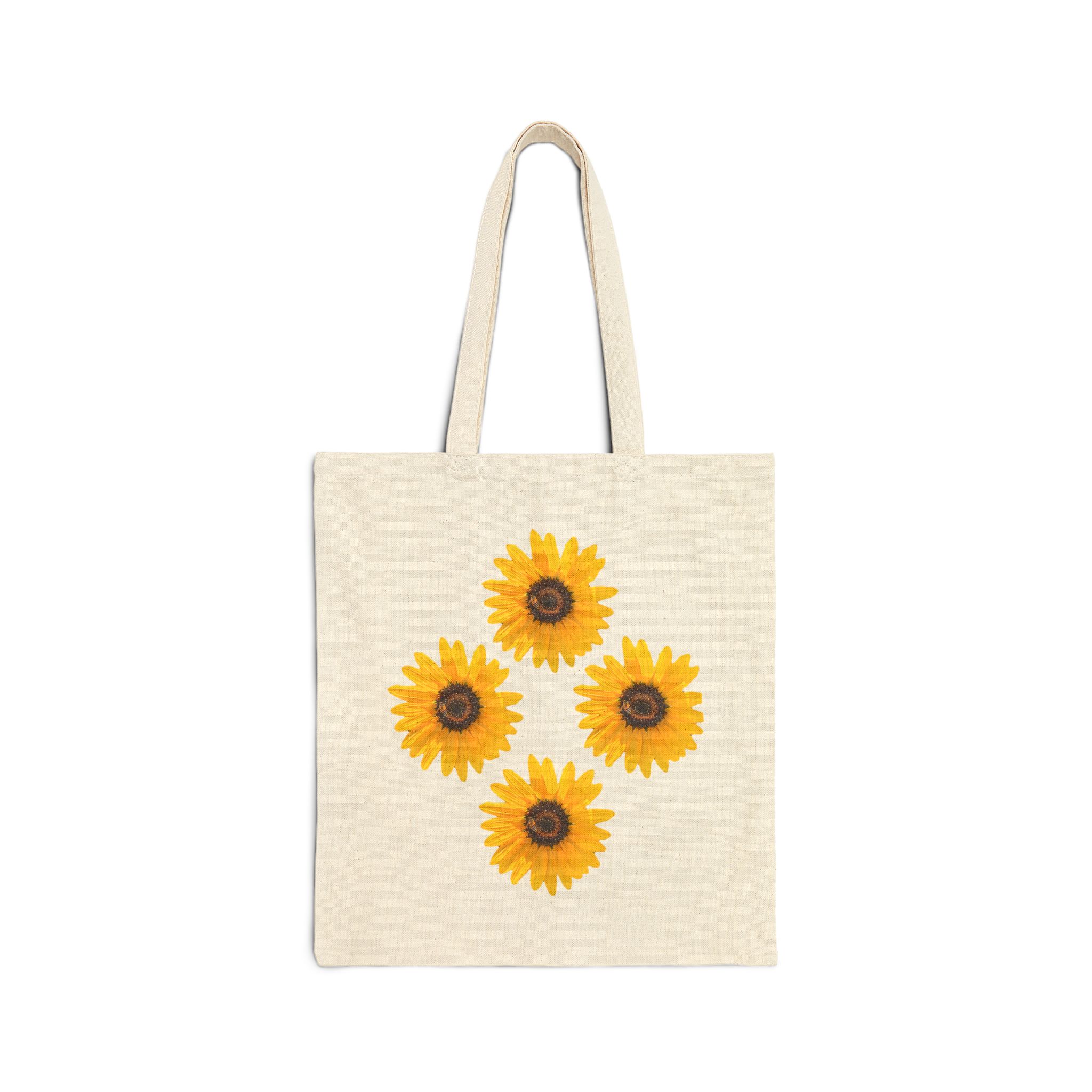 Sunflower Floral Tote Bag - Image 2