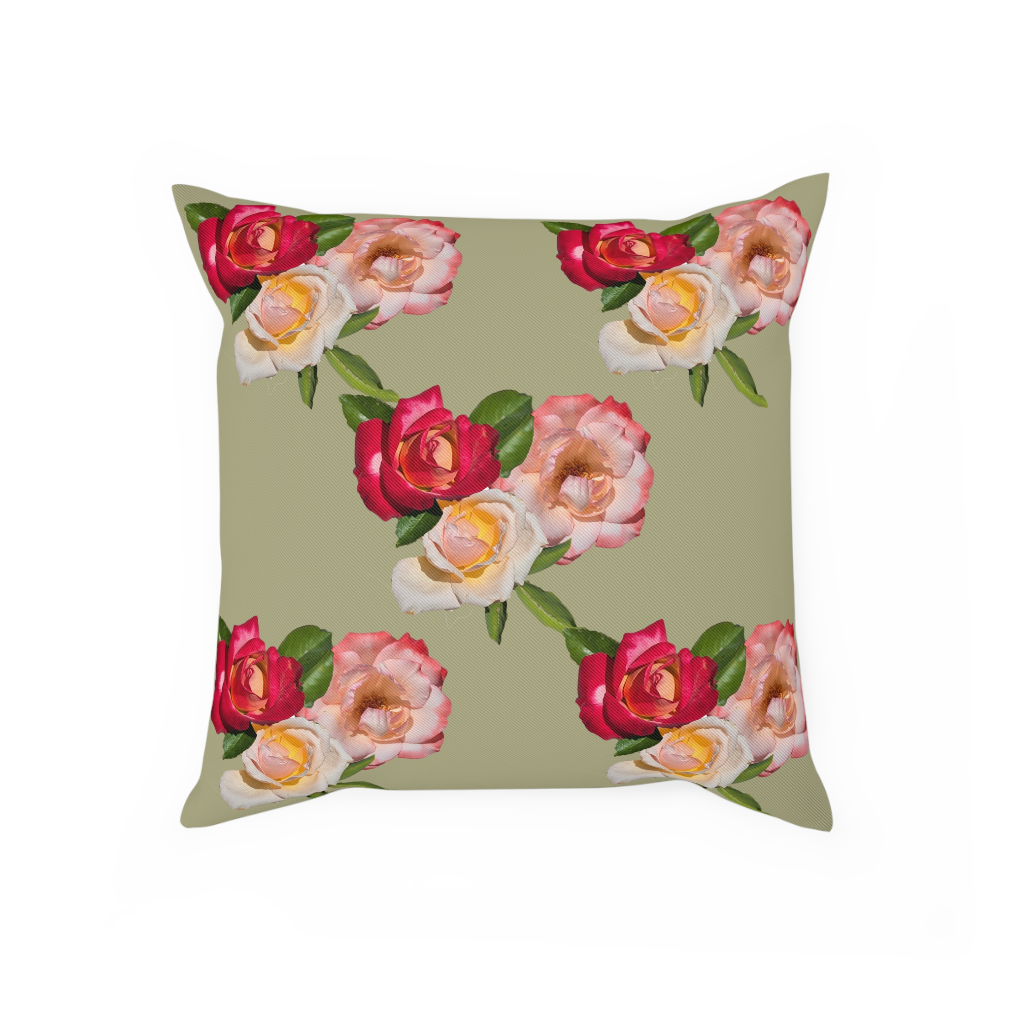Roses Flower Cushion - Image 3