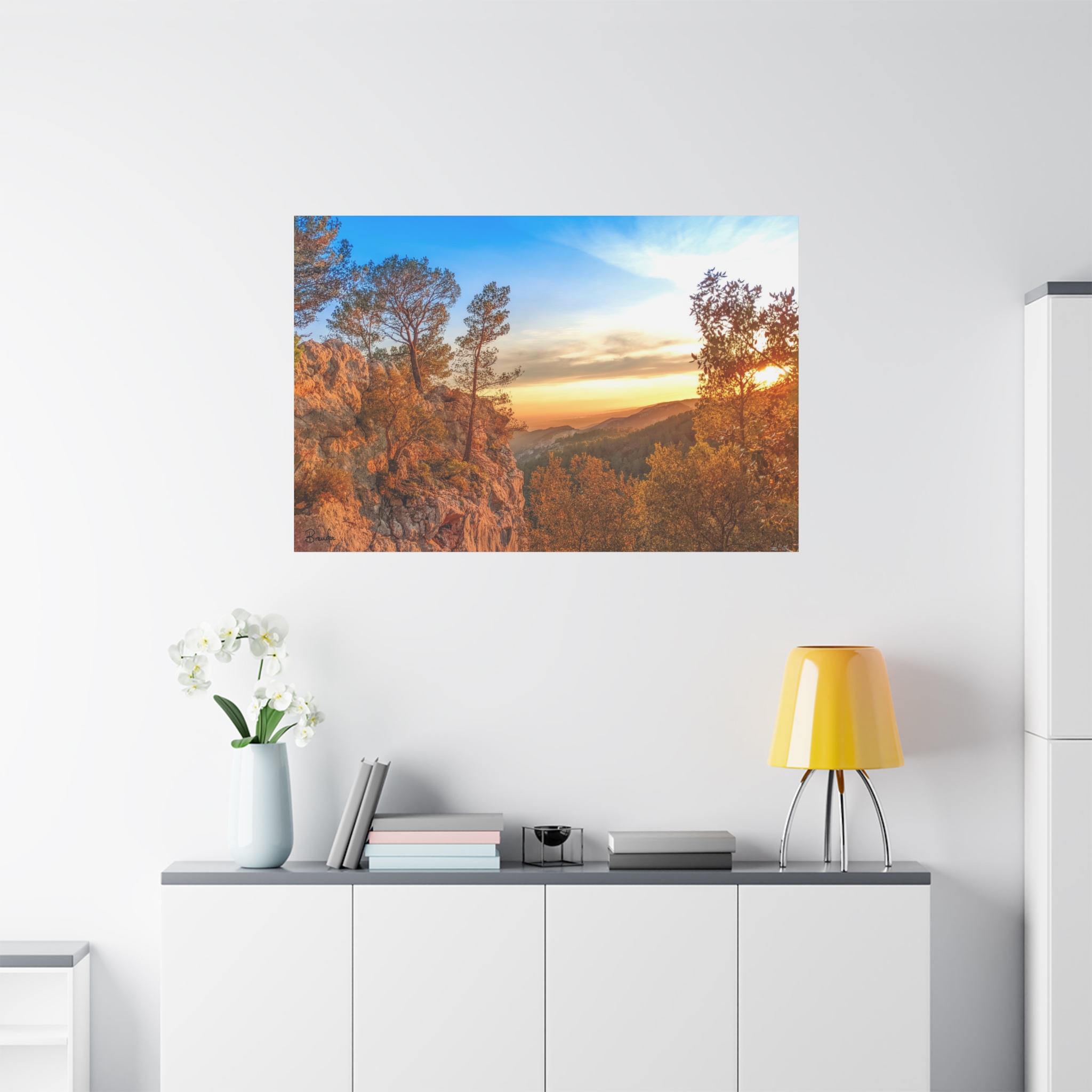 Canvas Print - Sunrise in Serra De Tramuntana Mountains on Matte Canvas - Image 3