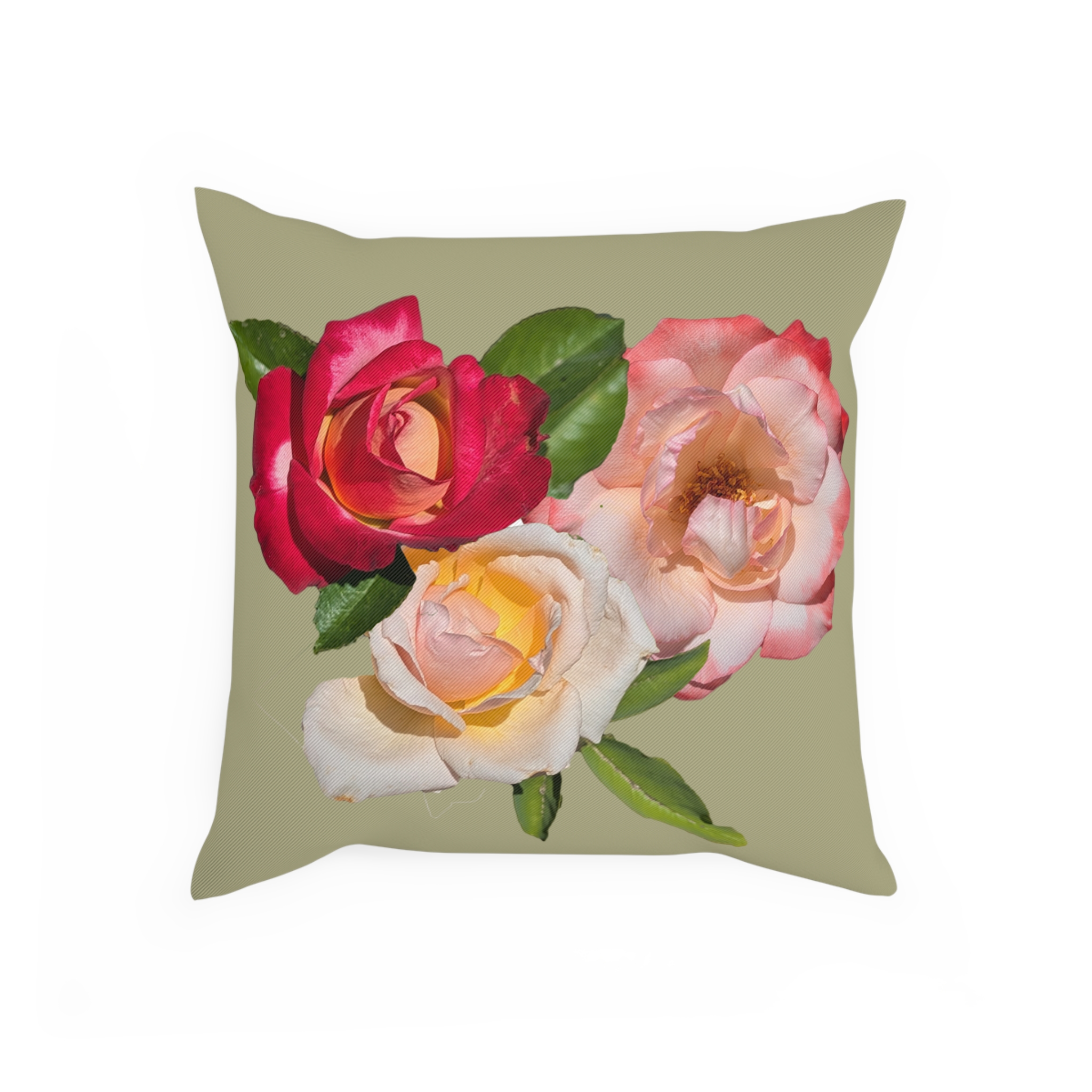 Roses Flower Cushion - Image 4