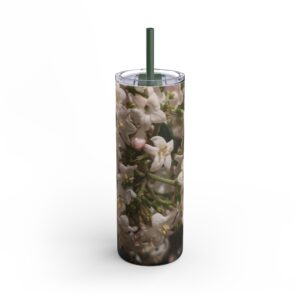 Floral Maars Maker Skinny Matte Tumbler, 20oz