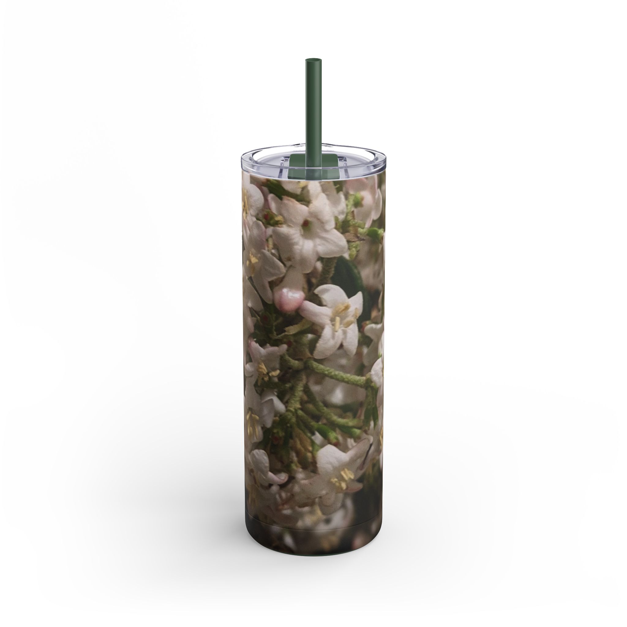 Floral Maars Maker Skinny Matte Tumbler, 20oz