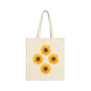 Sunflower Floral Tote Bag