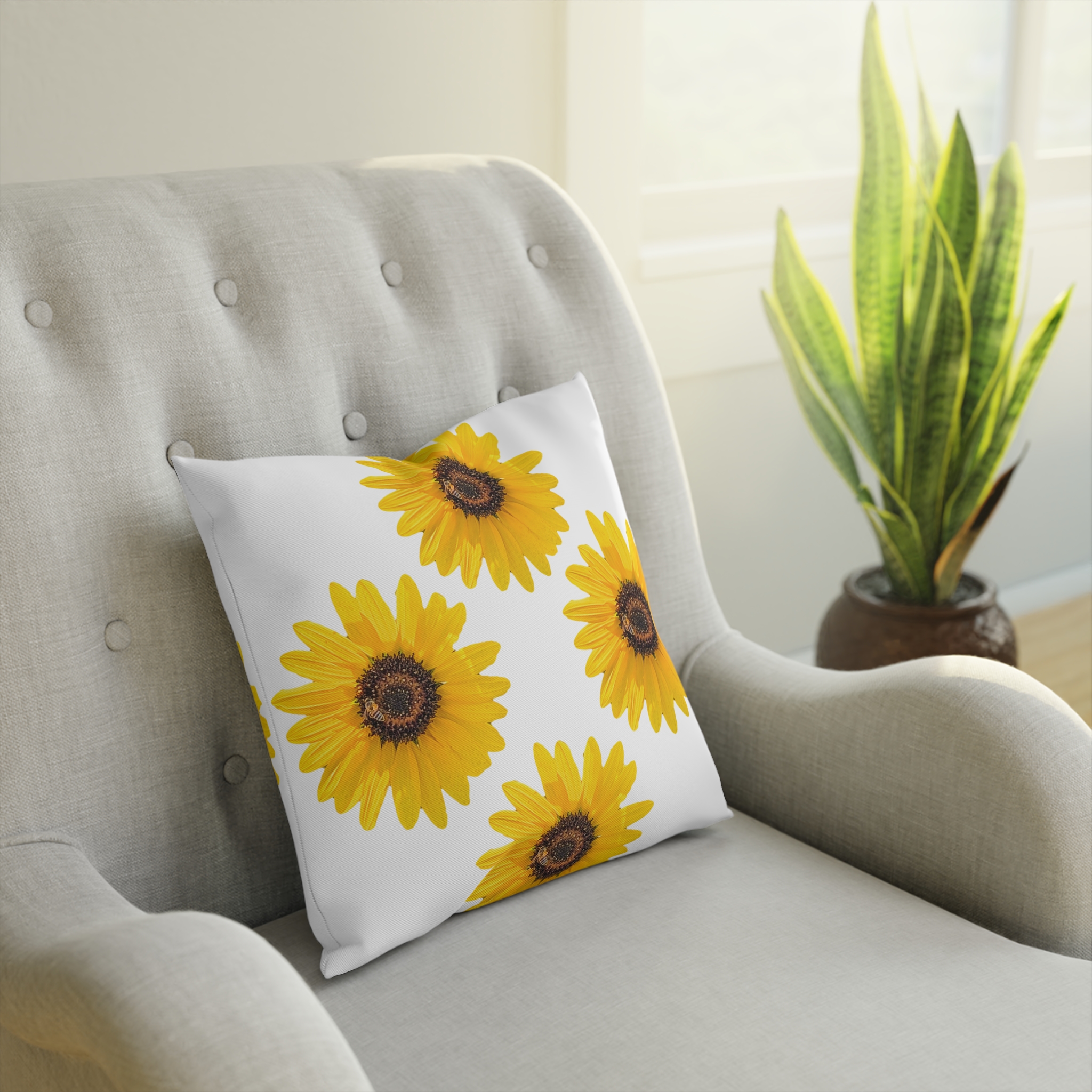 Sunflower Cushion - Image 4