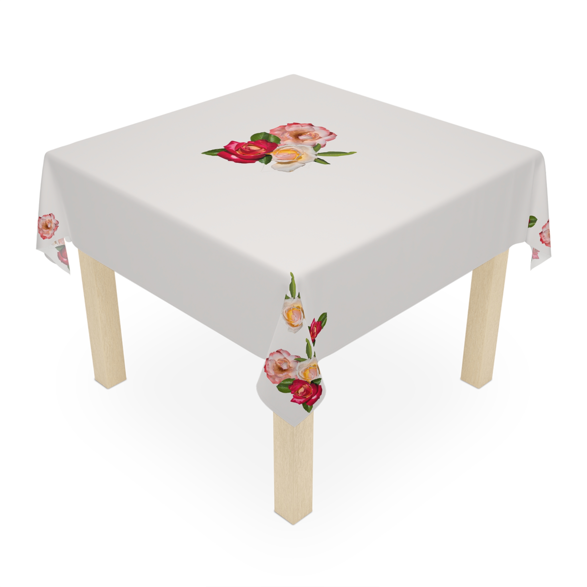 Roses Flower Tablecloth - Image 2