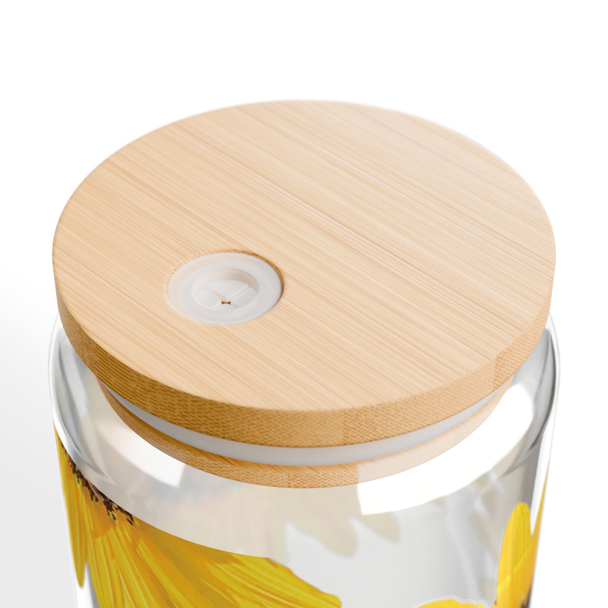 Sunflower Sipper Glass, 16oz - Image 6