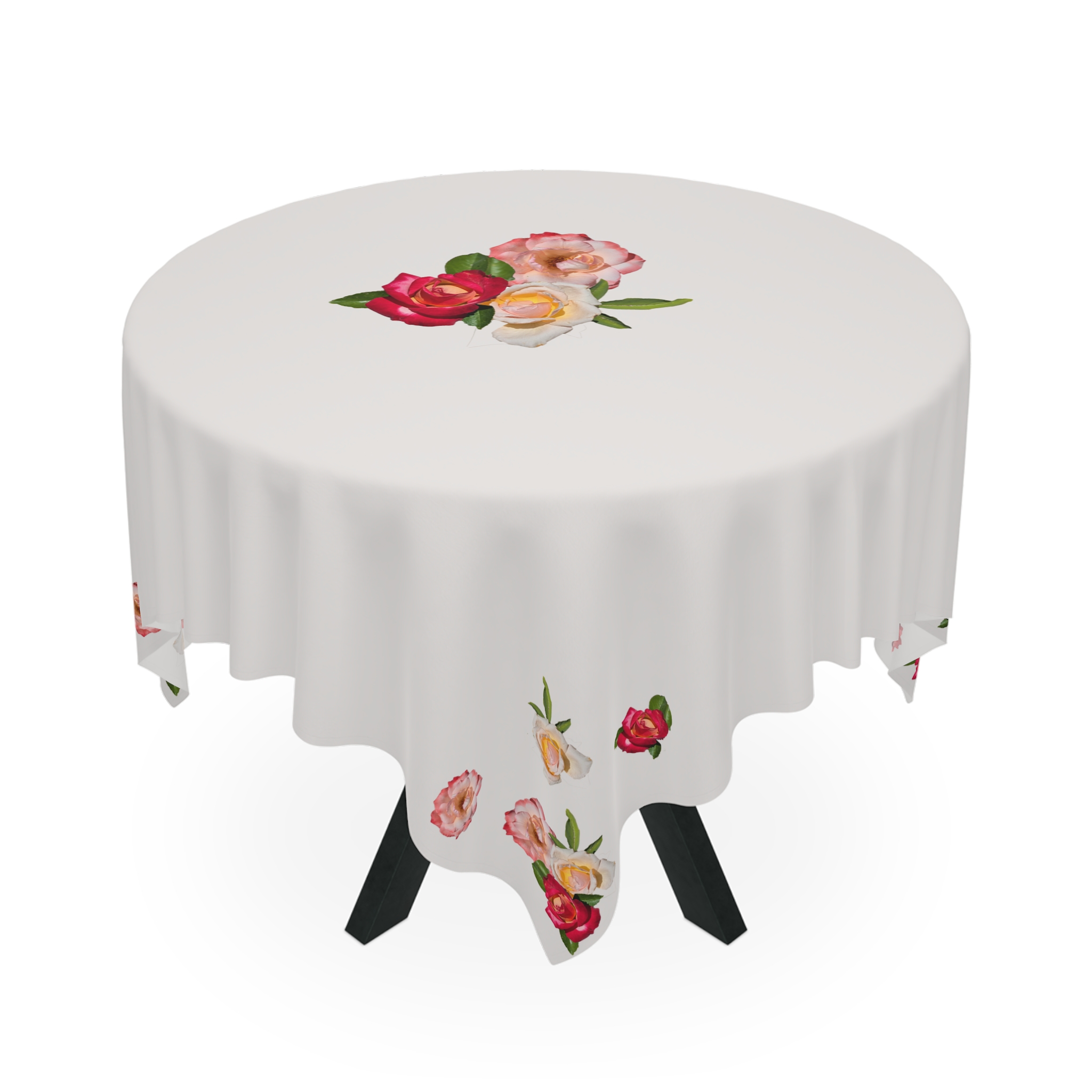 Roses Flower Tablecloth - Image 3