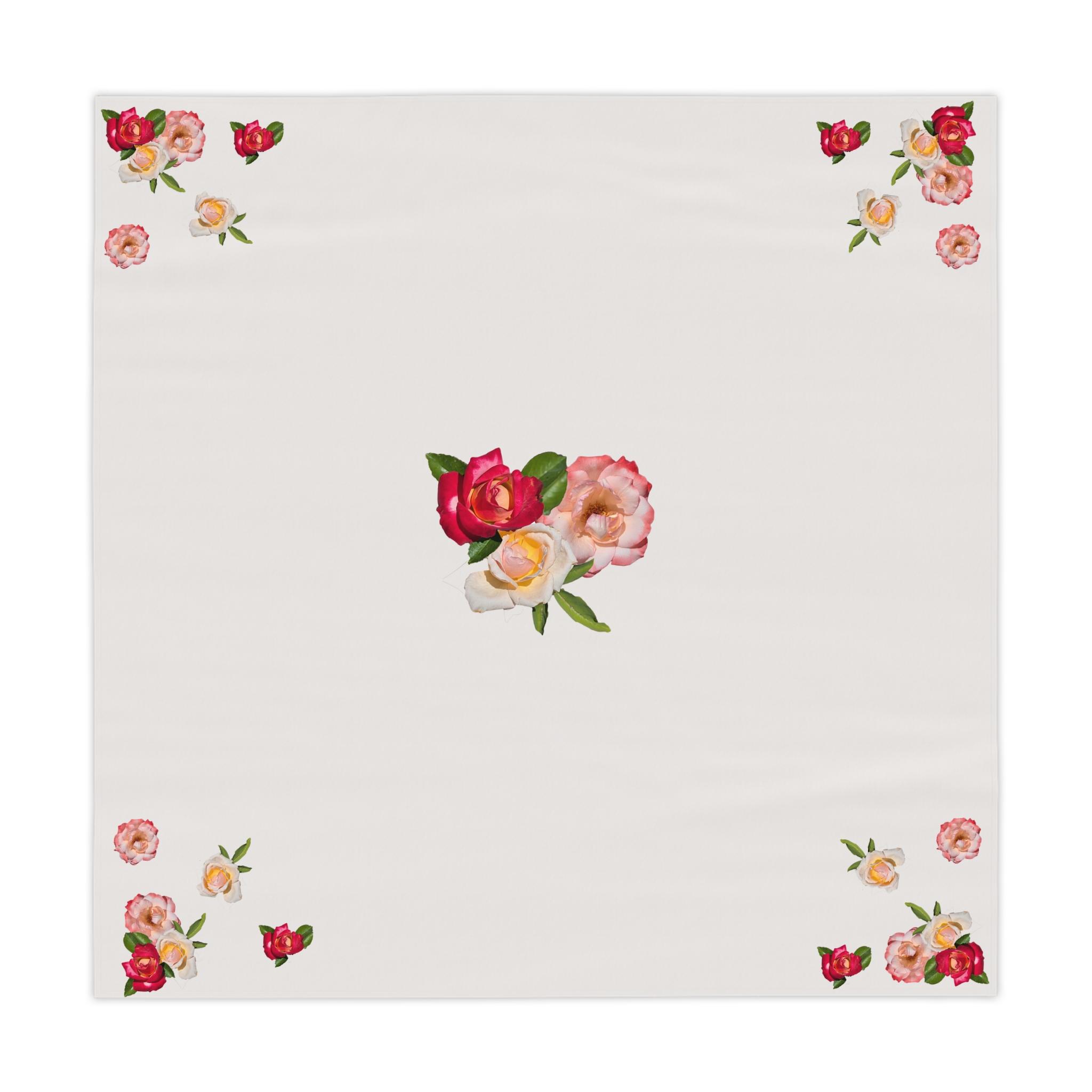 Roses Flower Tablecloth