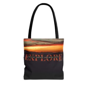 Explore Serra de Tramuntana Mountains Sunset Tote Bag