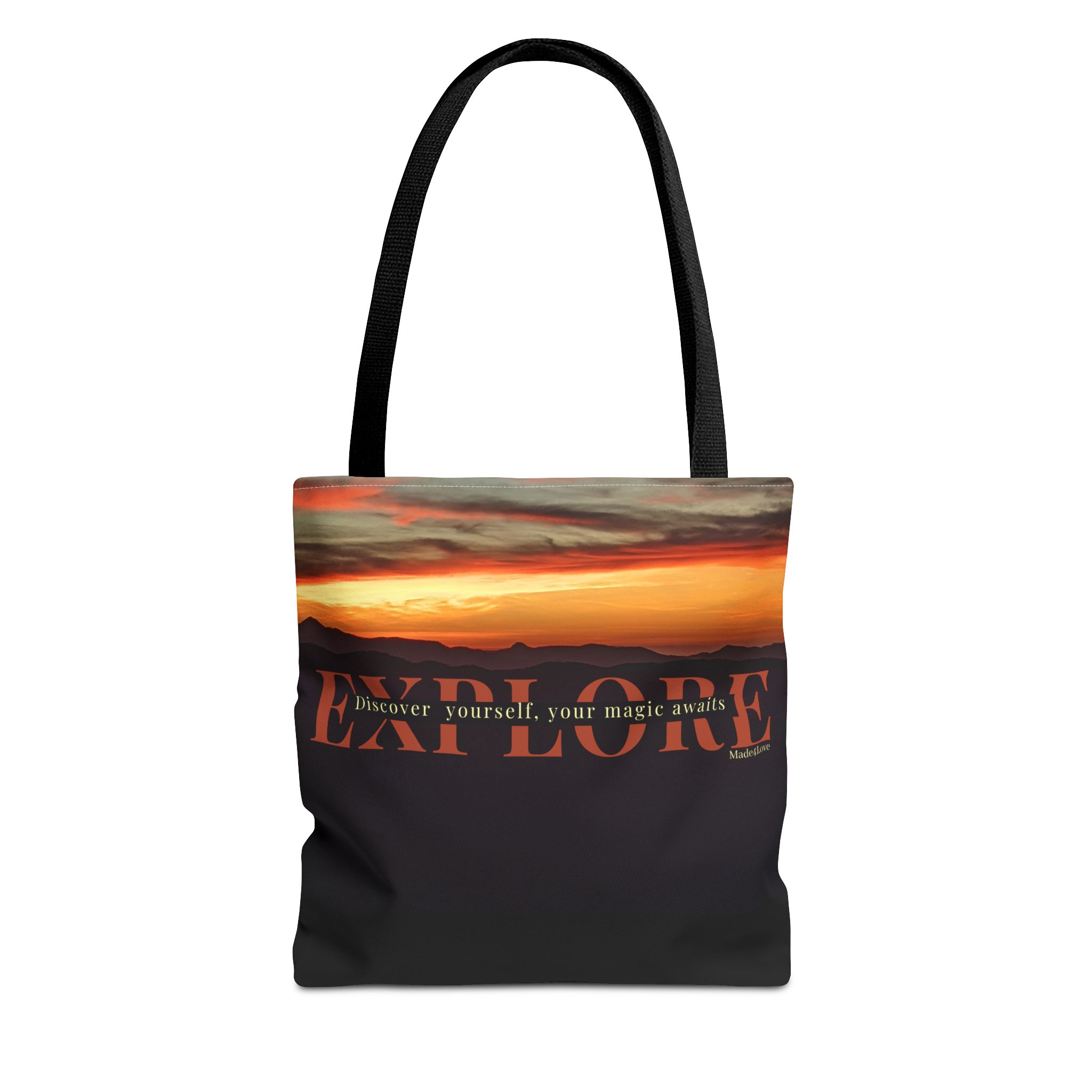 Explore Serra de Tramuntana Mountains Sunset Tote Bag