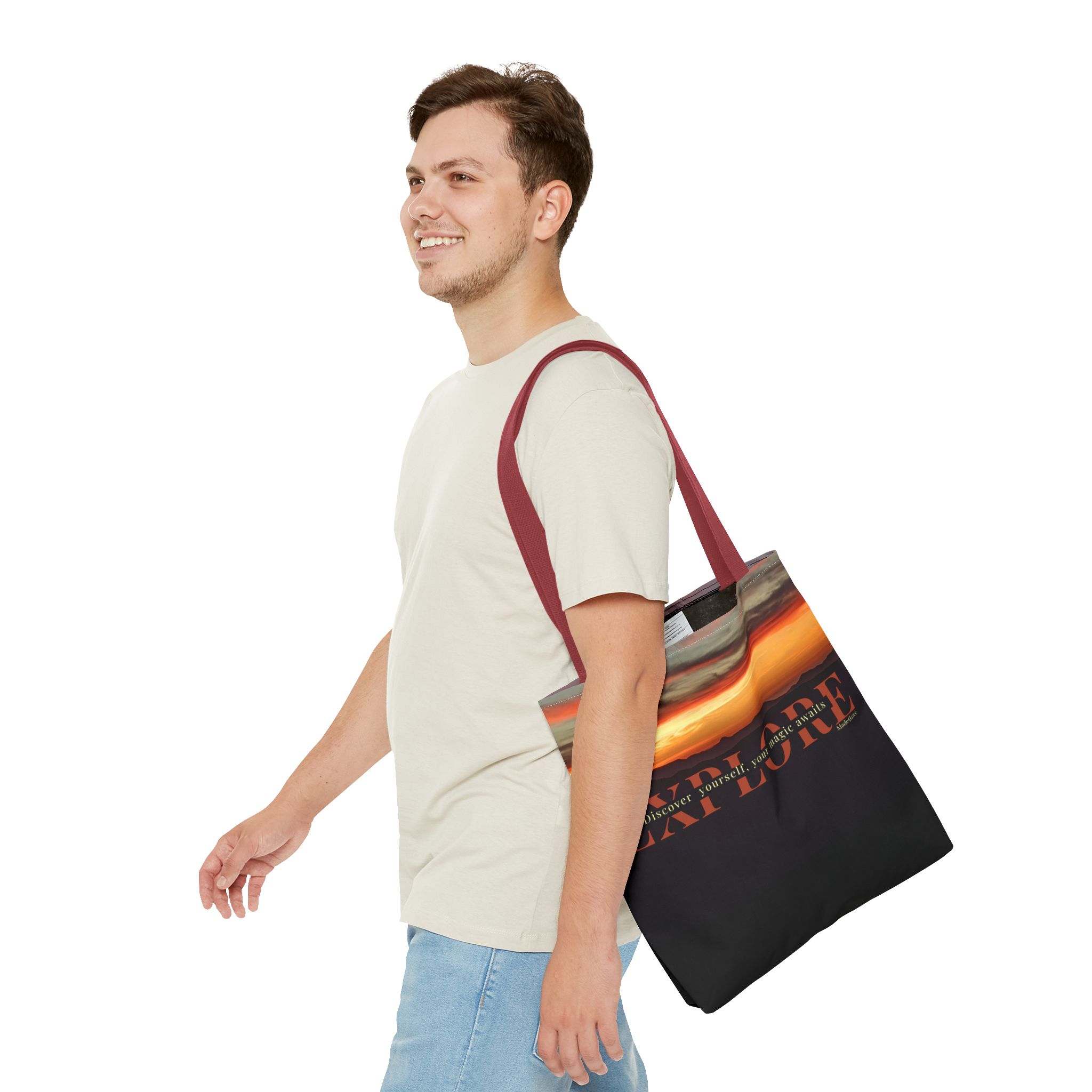 Explore Serra de Tramuntana Mountains Sunset Tote Bag - Image 5