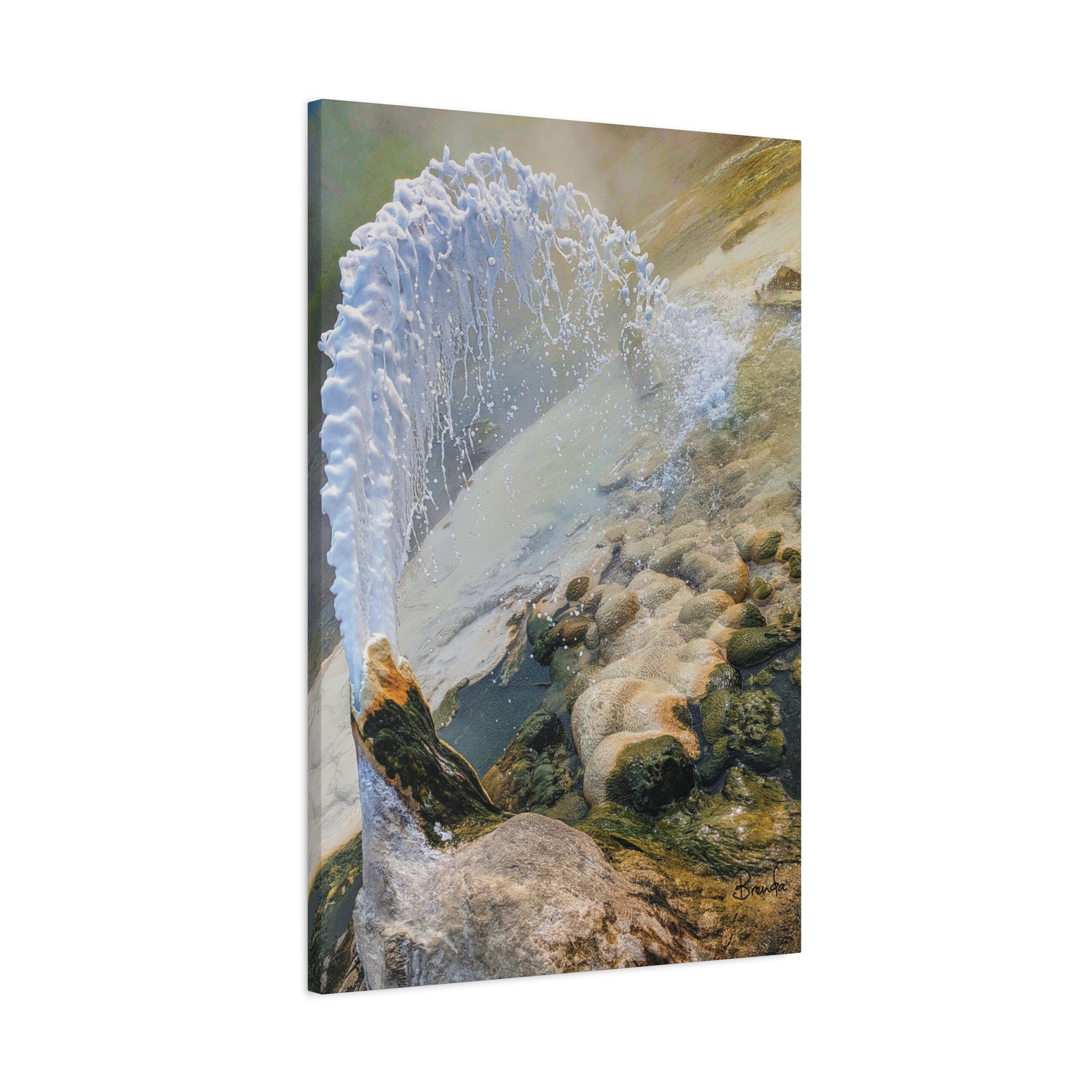 Sempaya Hot Springs on Matte Canvas, Stretched, 1.25" - Image 2