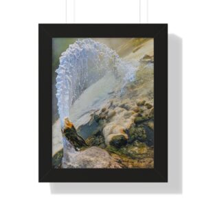 Sempaya Hot Springs Framed Vertical Poster