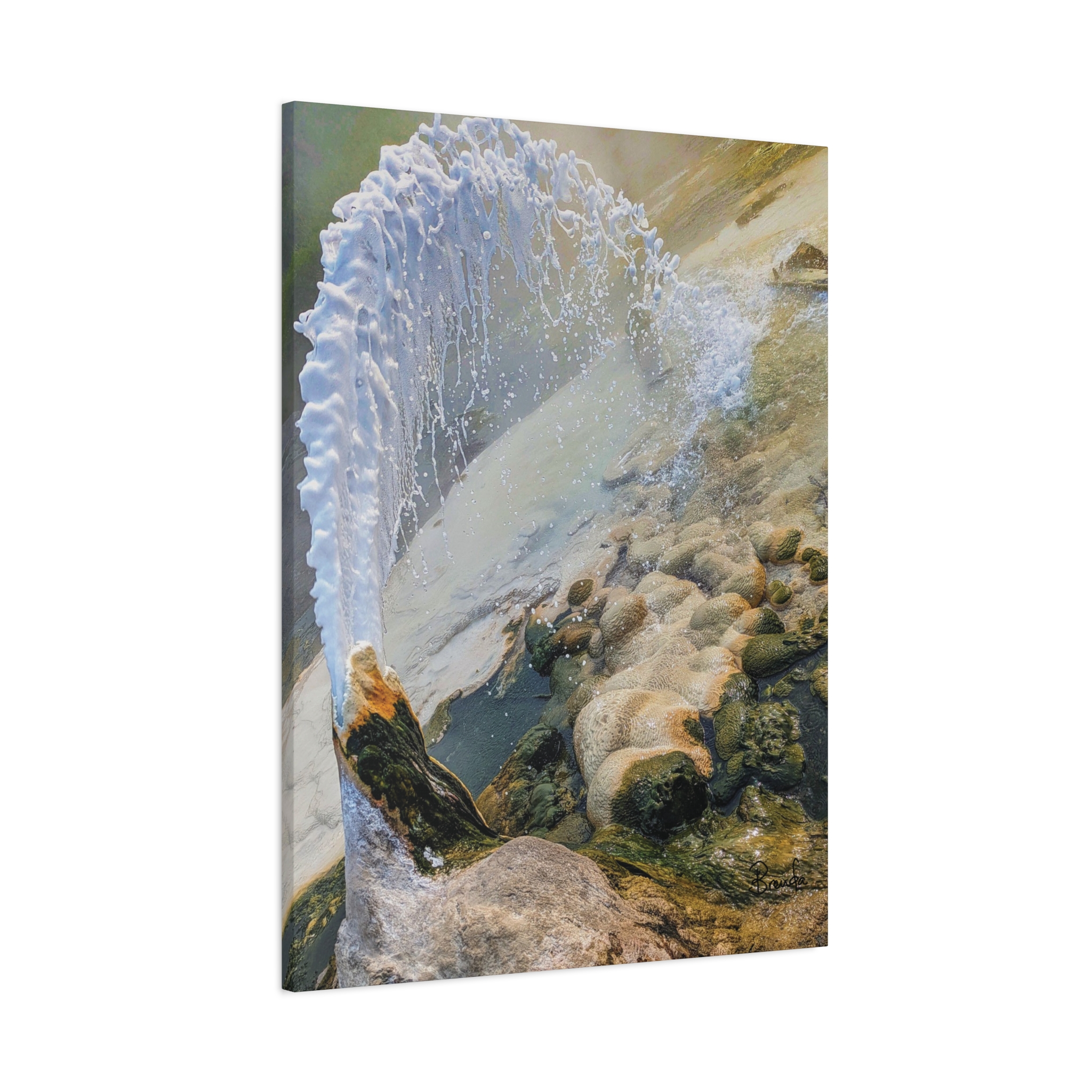 Sempaya Hot Springs on Matte Canvas, Stretched, 1.25" - Image 6