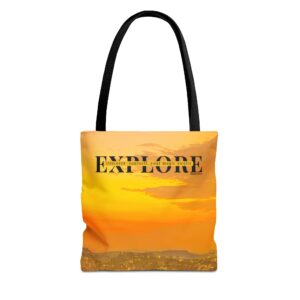 Explore Kampala Sunset Tote Bag