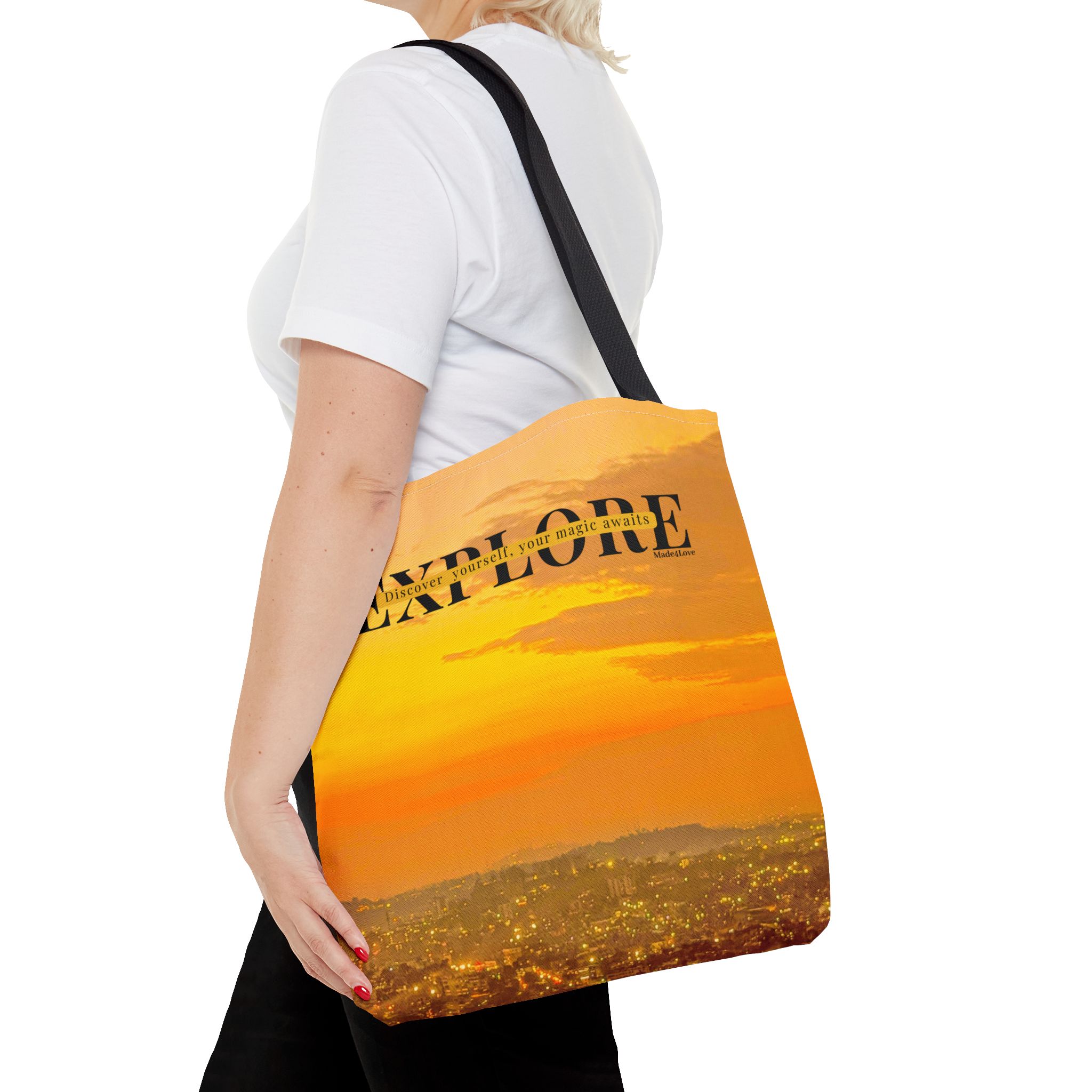 Explore Kampala Sunset Tote Bag - Image 8