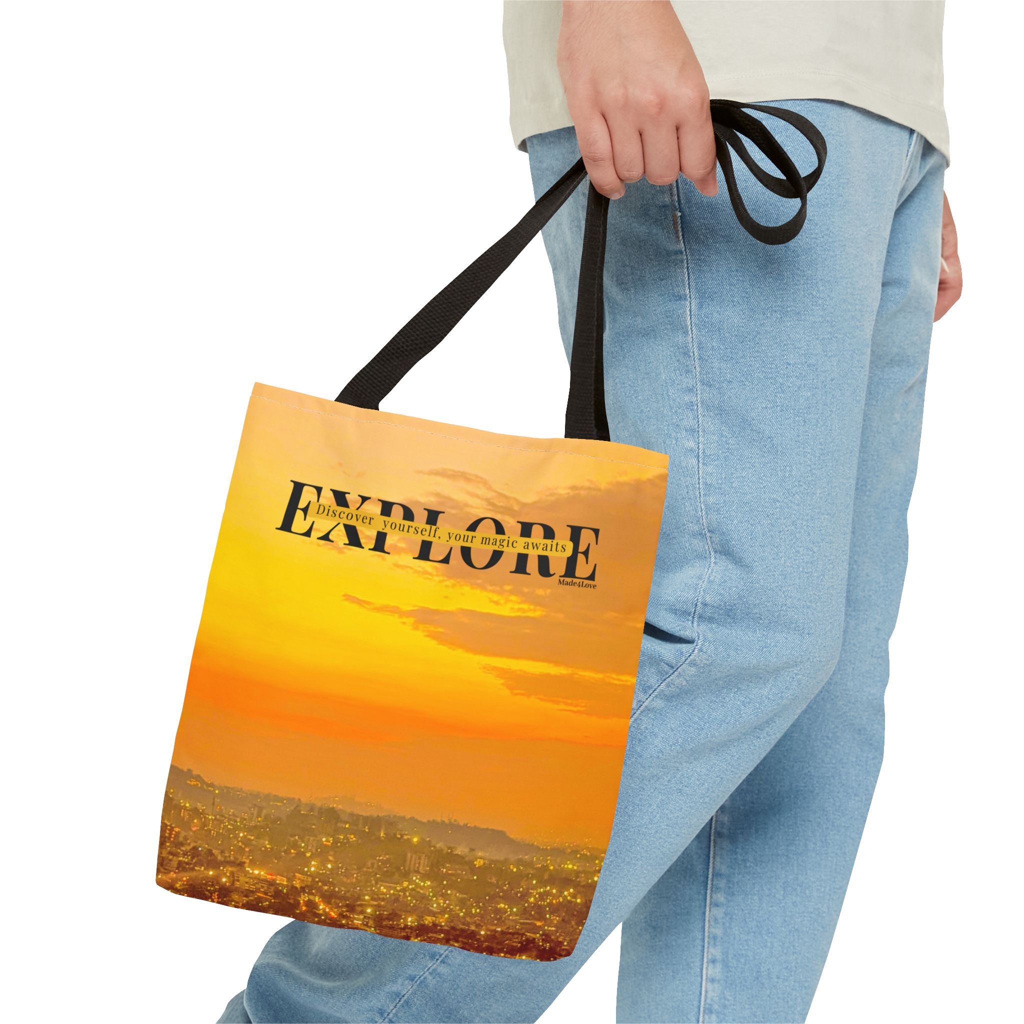 Explore Kampala Sunset Tote Bag - Image 3