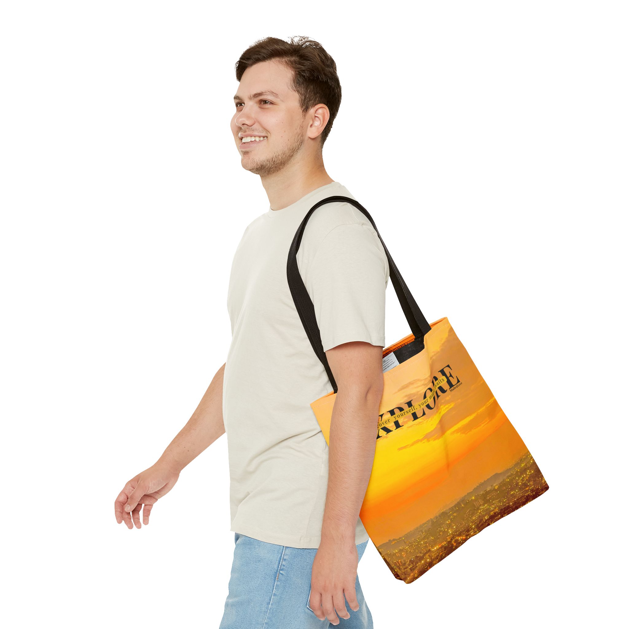 Explore Kampala Sunset Tote Bag - Image 7