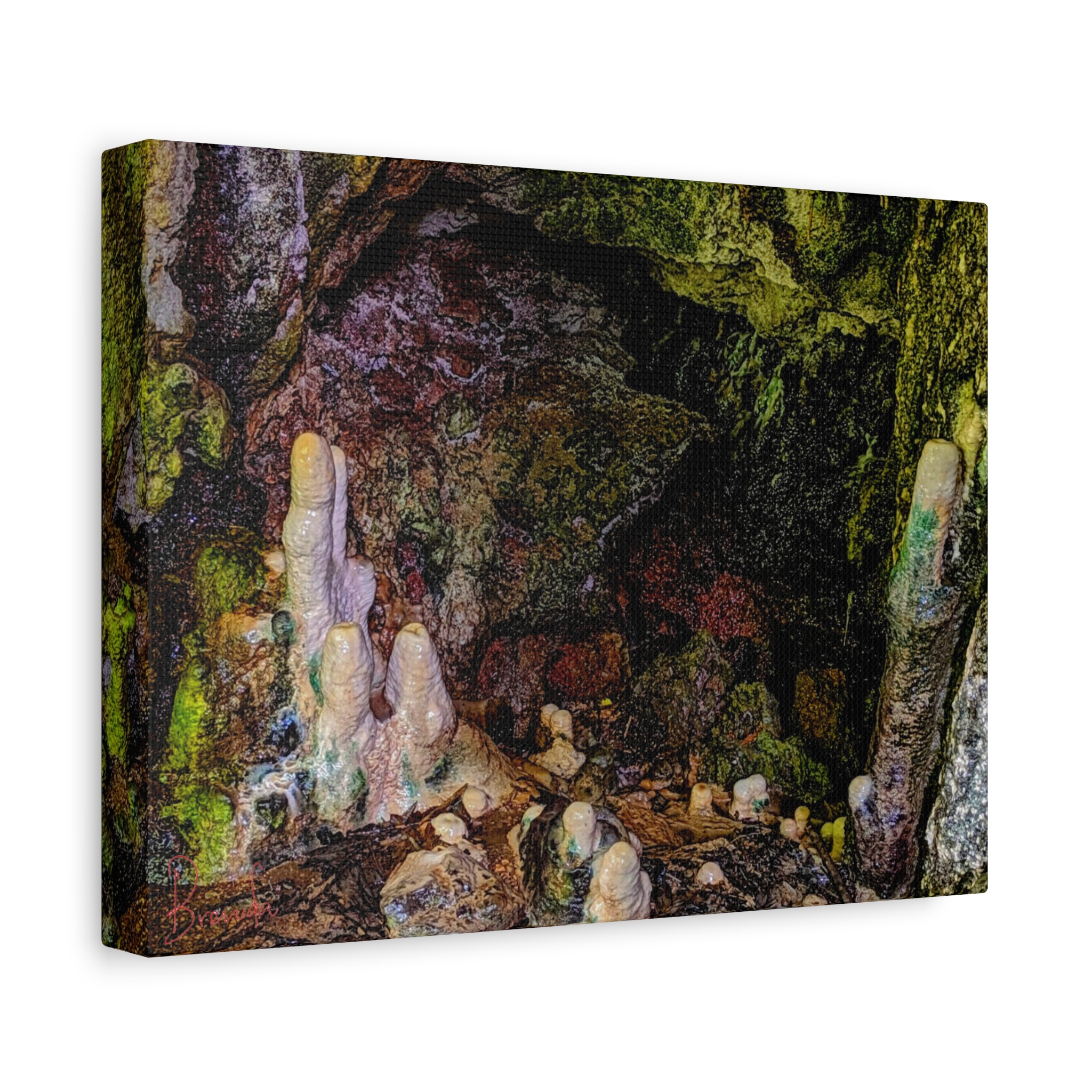 Amabere caves stalagmites on Matte Canvas, Stretched, 1.25" - Image 2