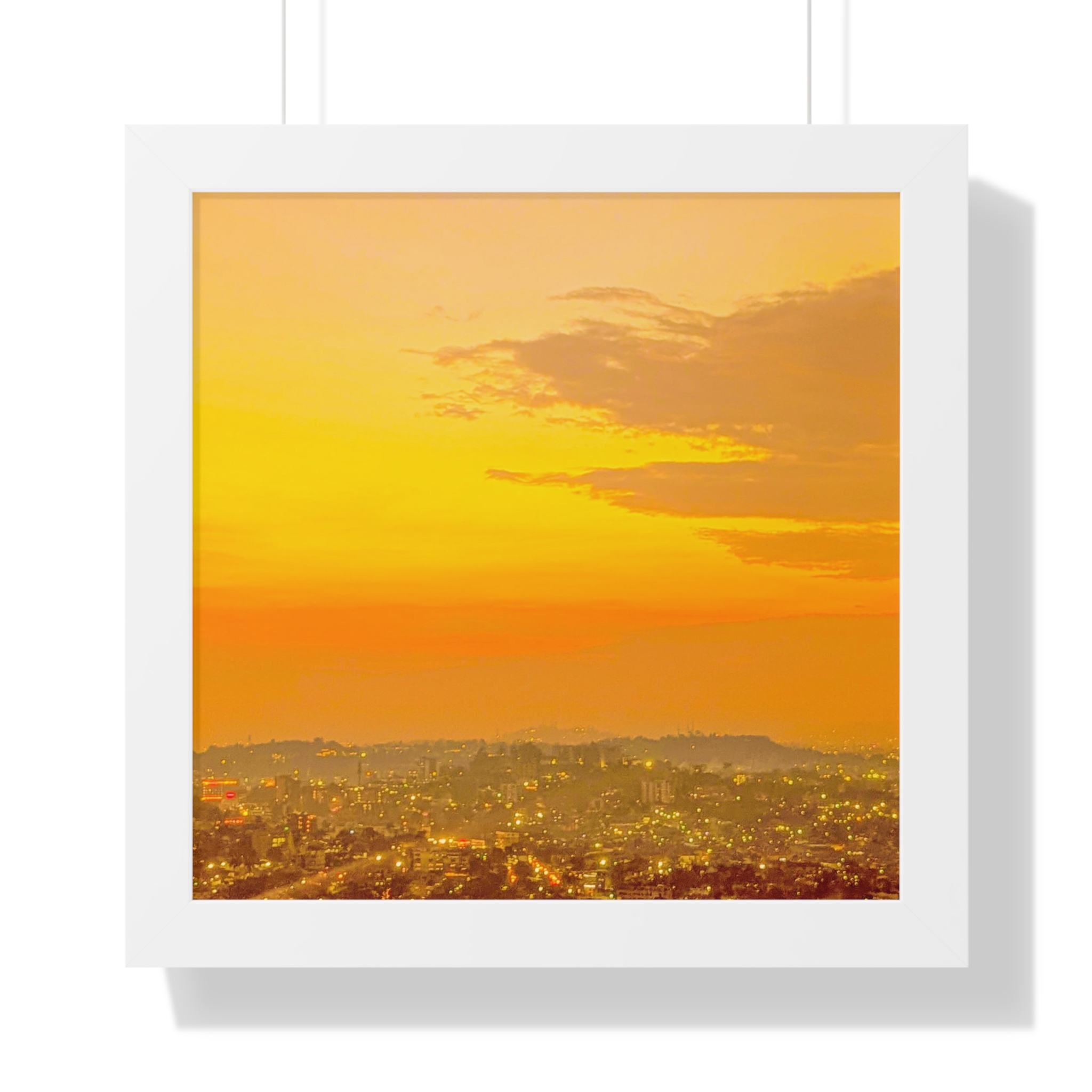 Kampala Sunset Cityscape Horizontal Poster - Image 4