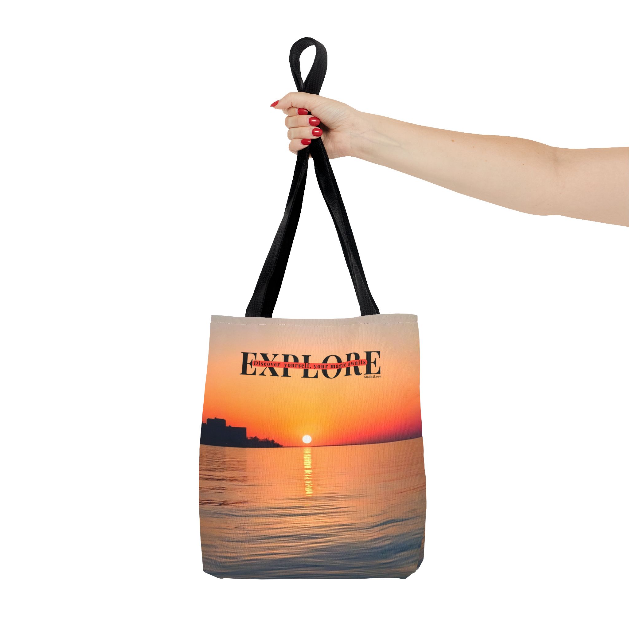 Explore Lake Erie Sunset Tote Bag - Image 4