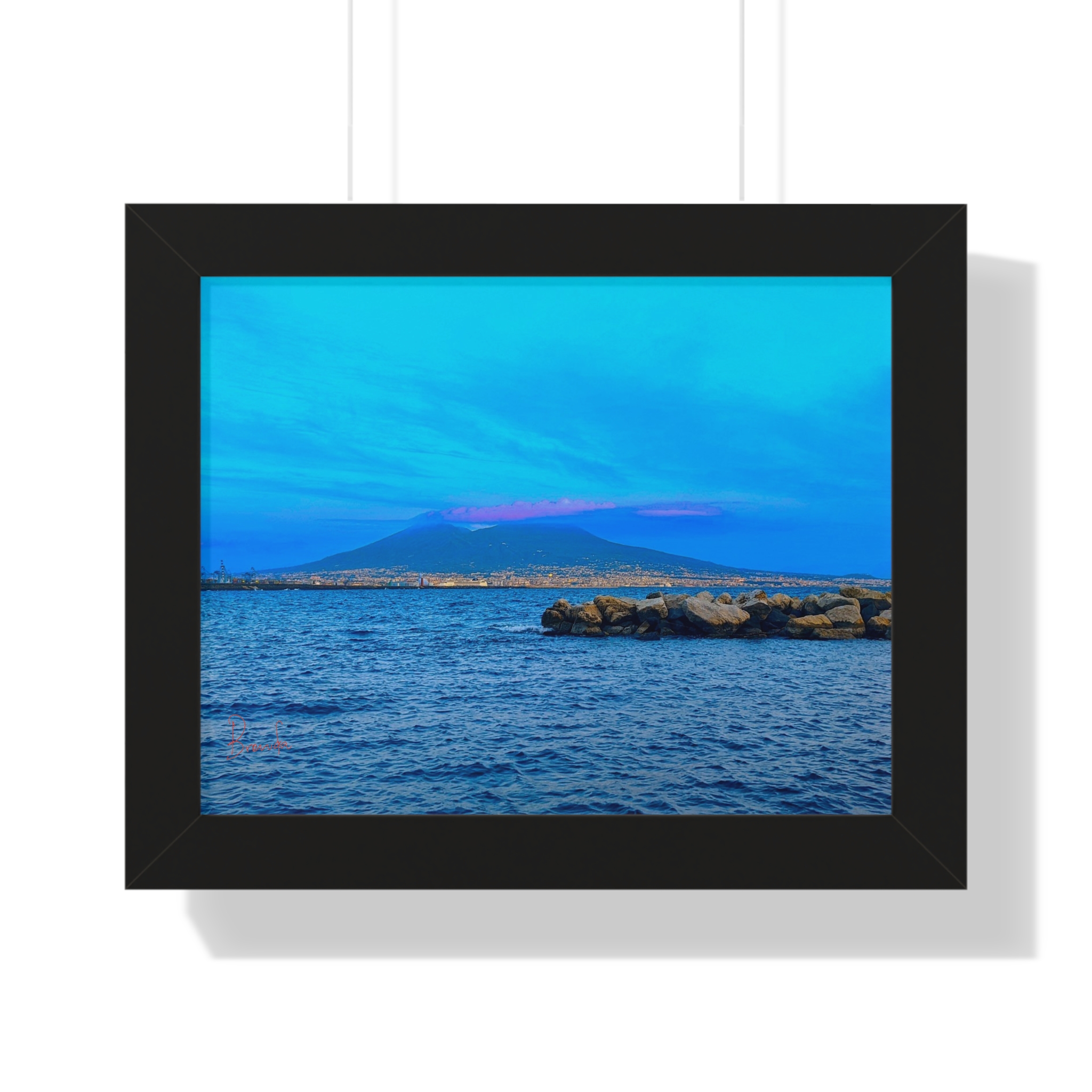 Mount Vesuvius Framed Horizontal Poster - Image 4