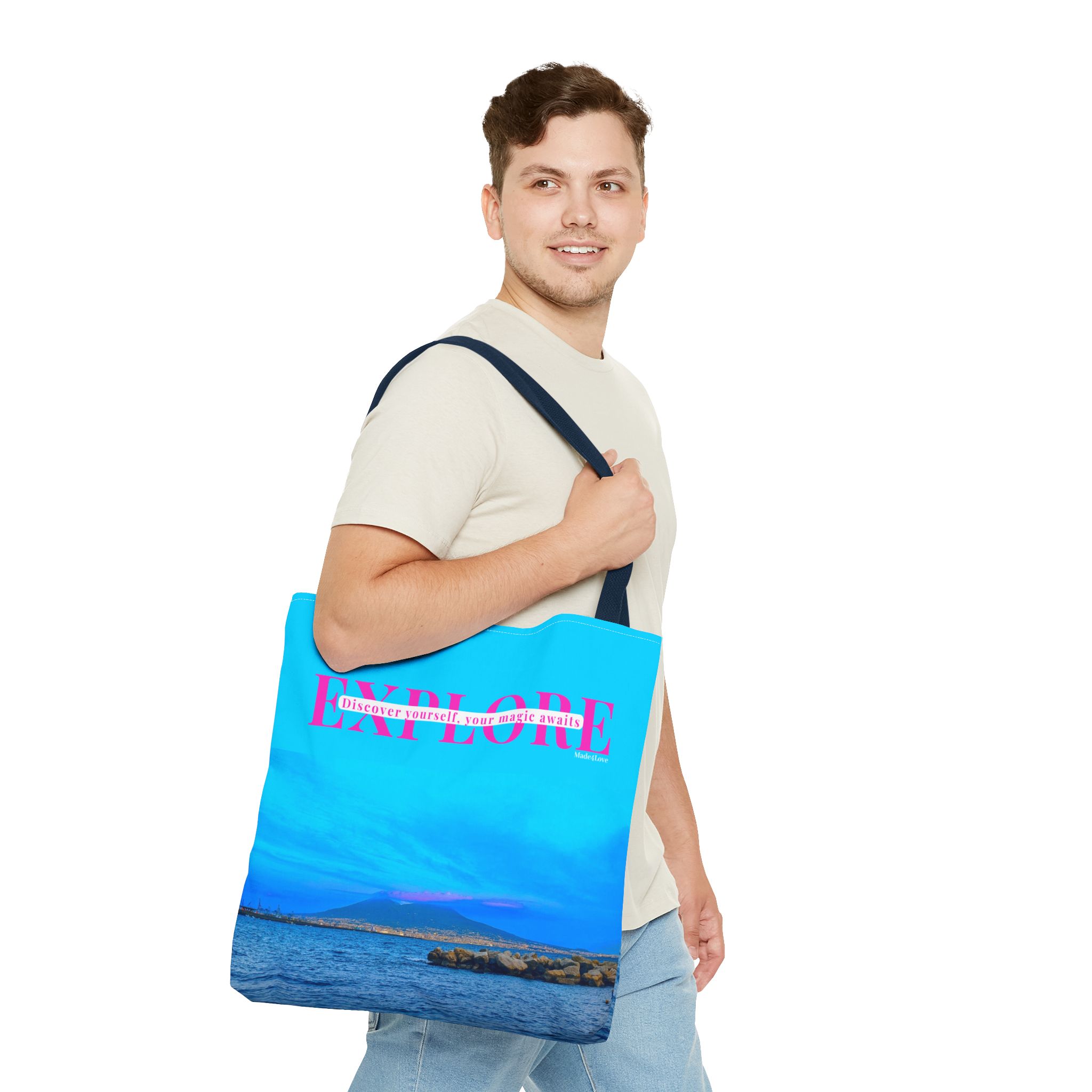 Explore Mount Vesuvius Tote Bag - Image 3