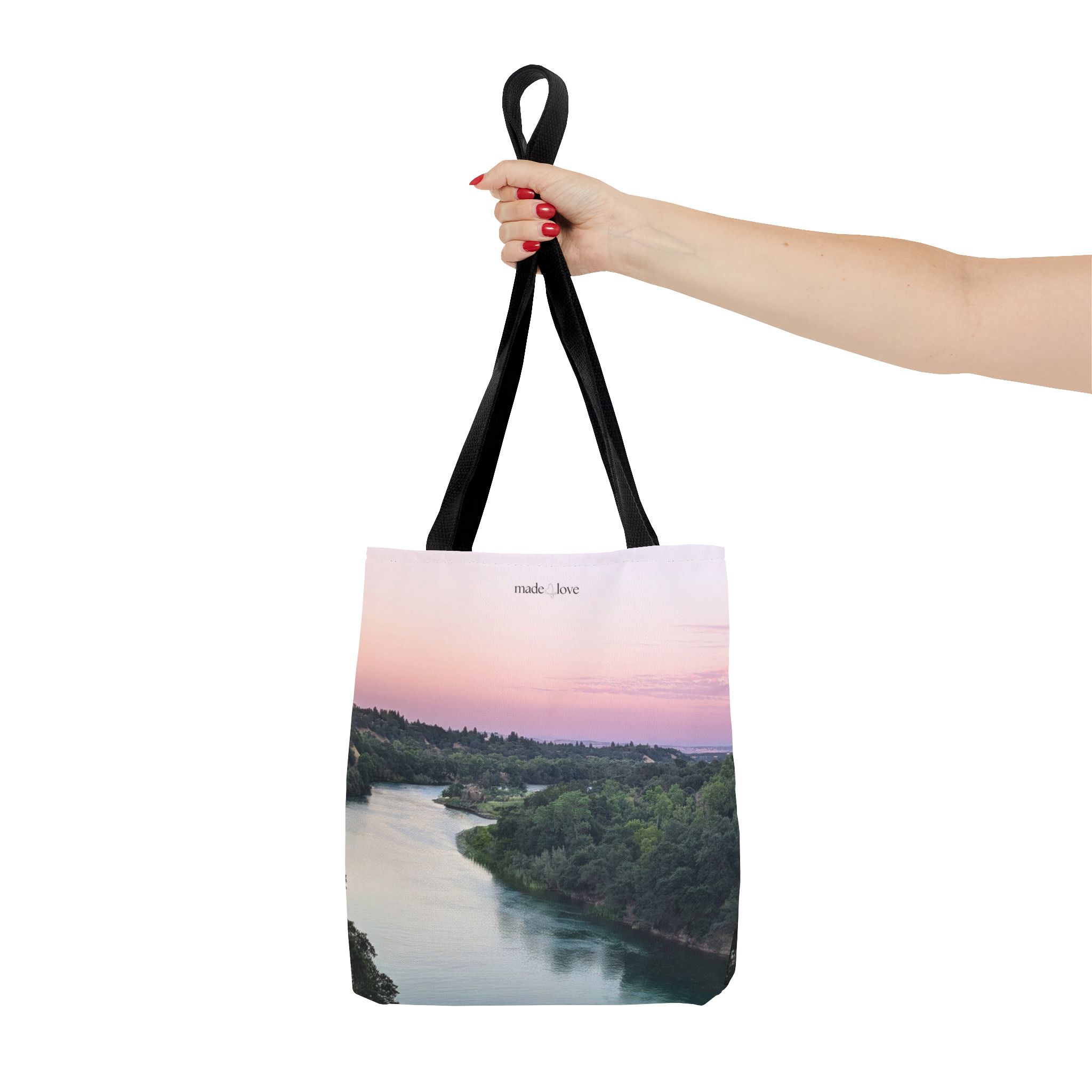 Afterglow Flow – Sacramento River Tote bag - Image 4