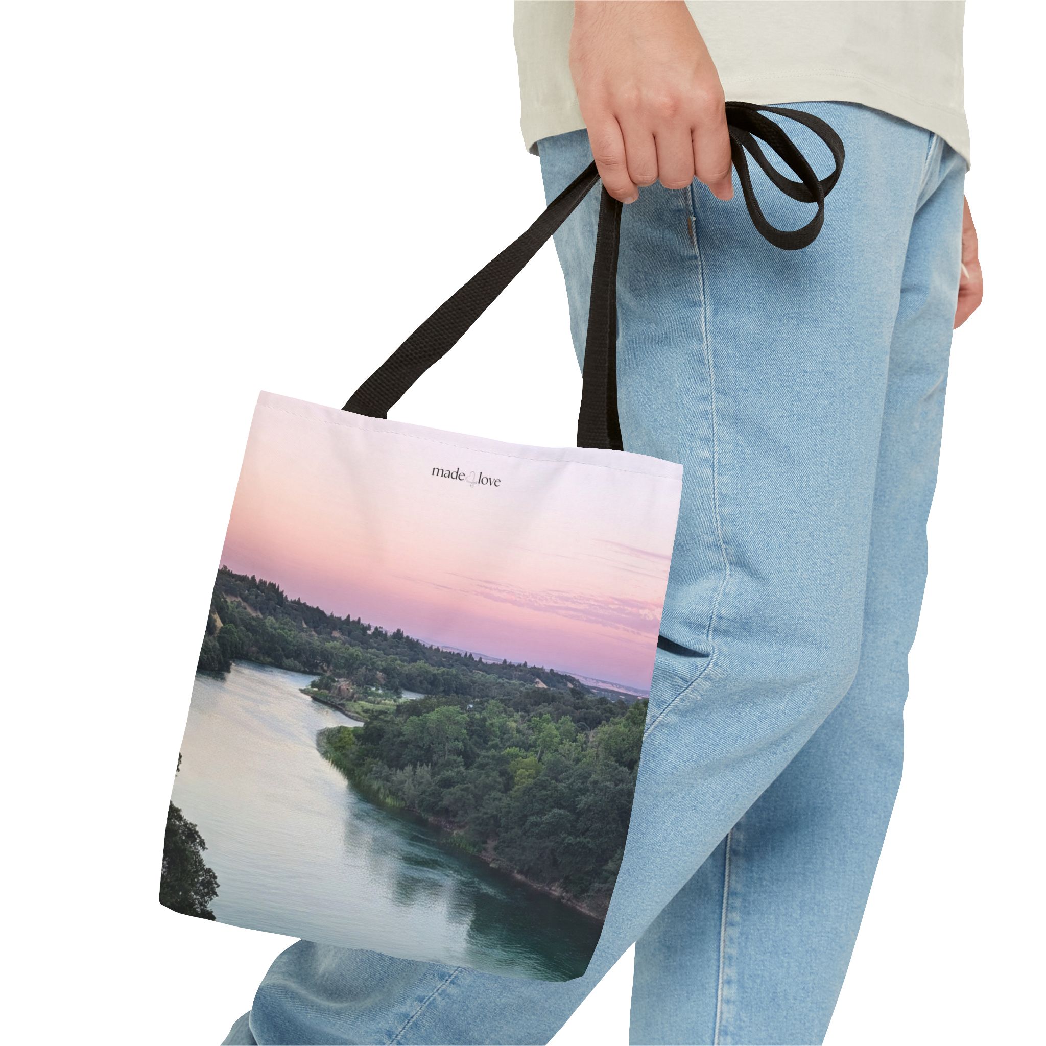 Afterglow Flow – Sacramento River Tote bag - Image 3