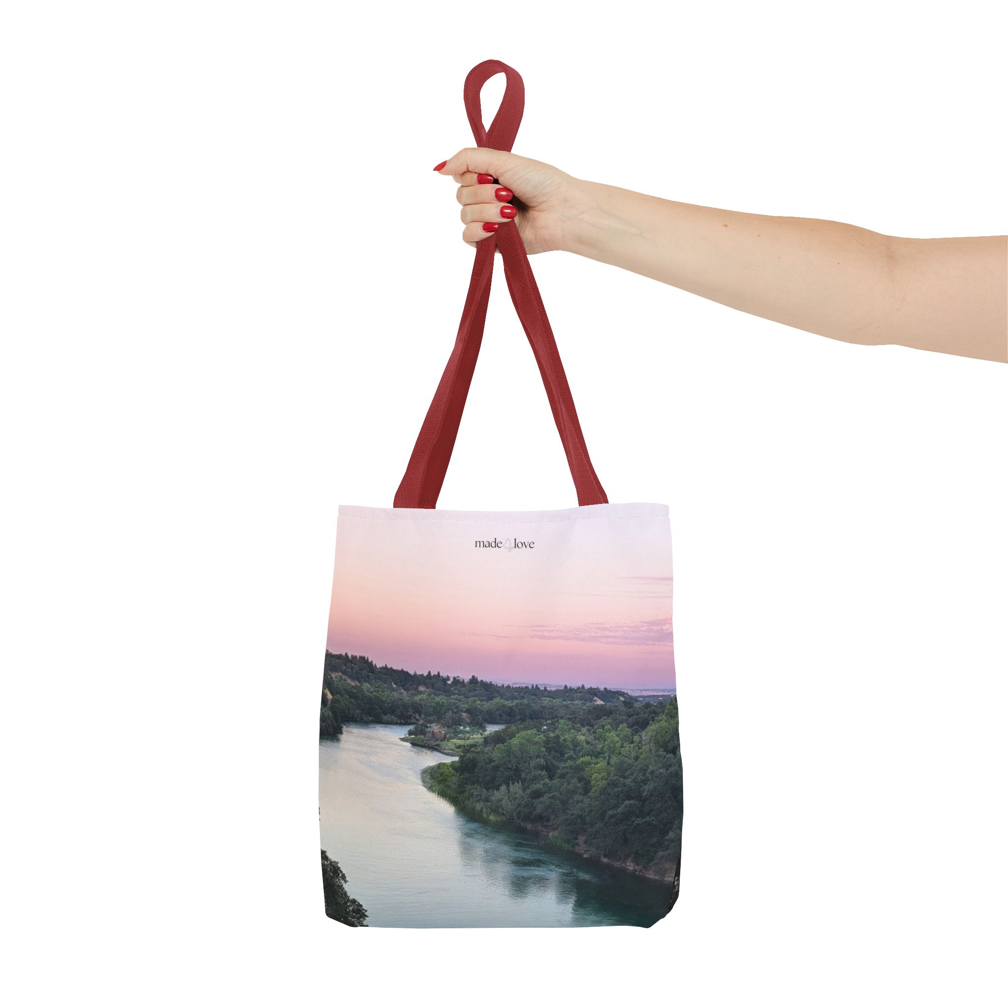 Afterglow Flow – Sacramento River Tote bag - Image 8