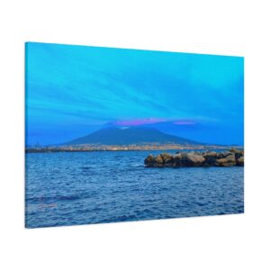 Mount Vesuvius Landscape on Matte Canvas Print, Stretched, 1.25"