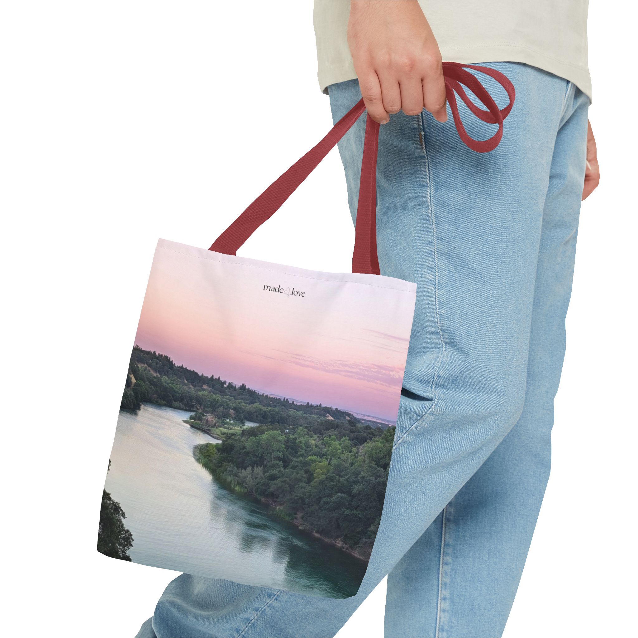 Afterglow Flow – Sacramento River Tote bag - Image 7
